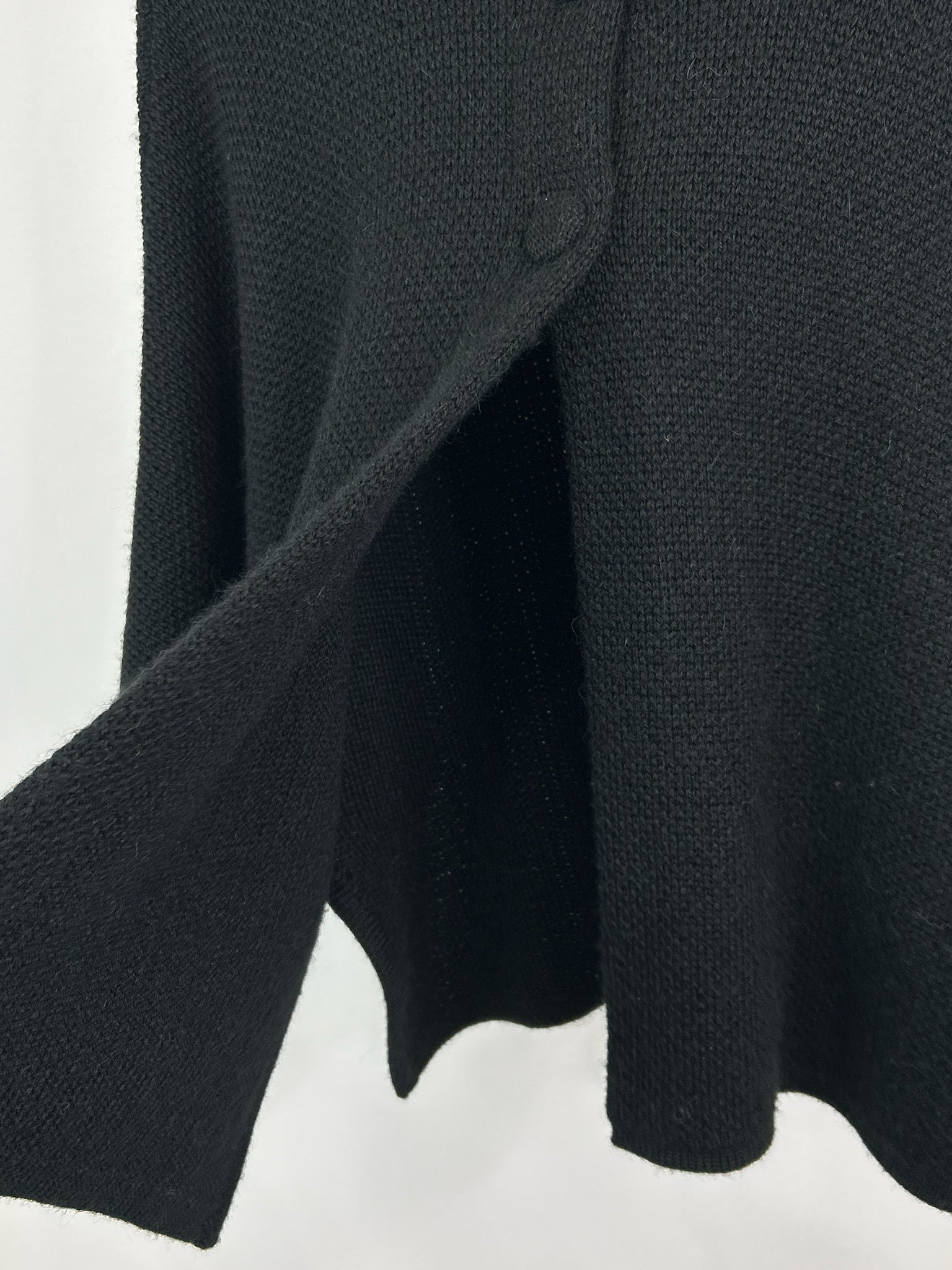 BABY ALPACA Size One Size Black Women Poncho