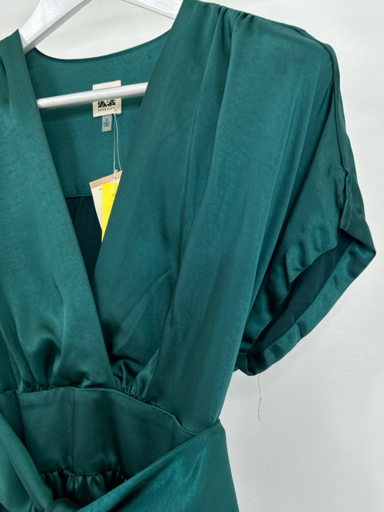 ANNE KLEIN Women Size 12 Emerald Green Dress NWT