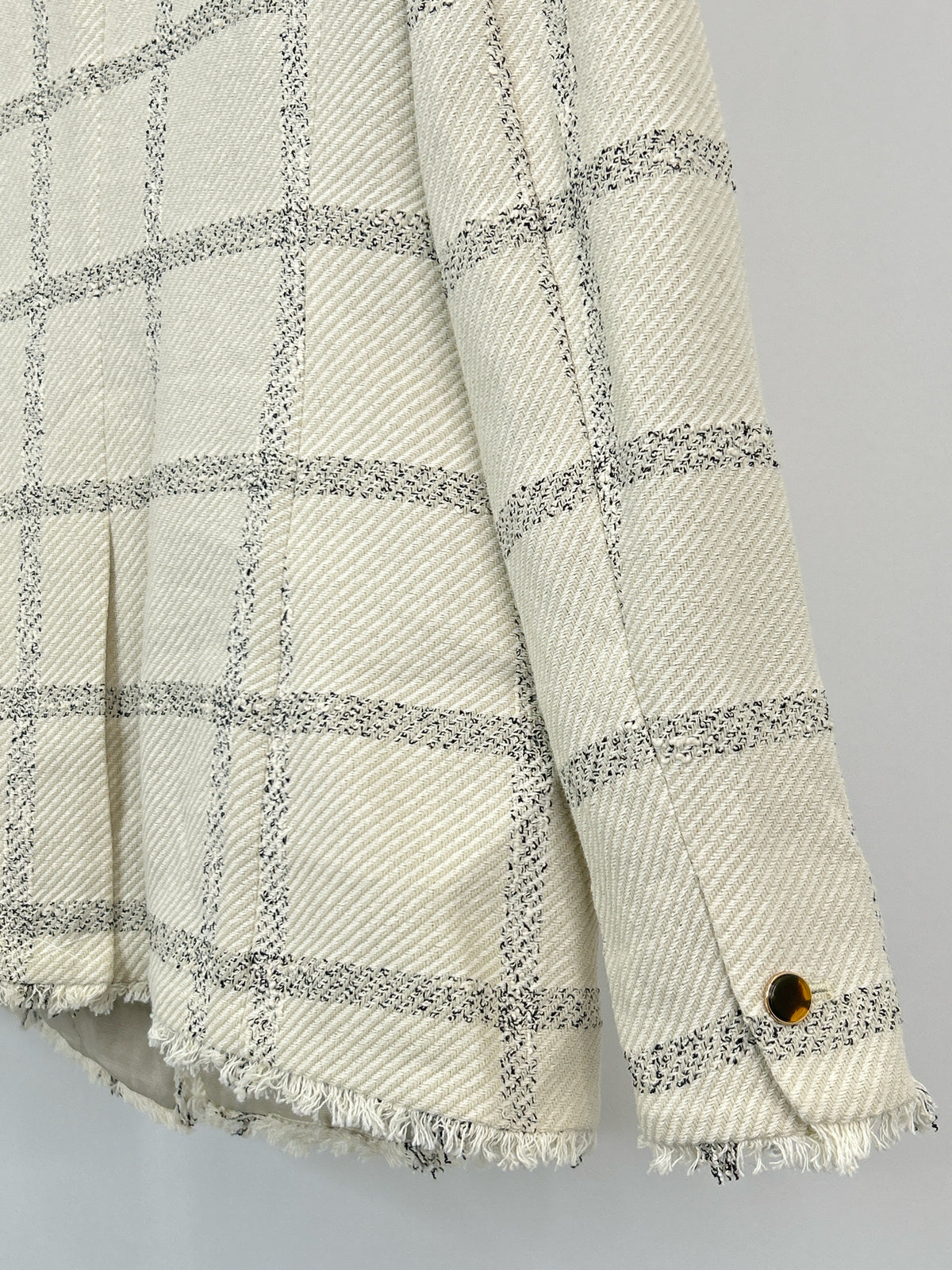 ANN TAYLOR Size 2 IVORY AND BLACK Women Blazer