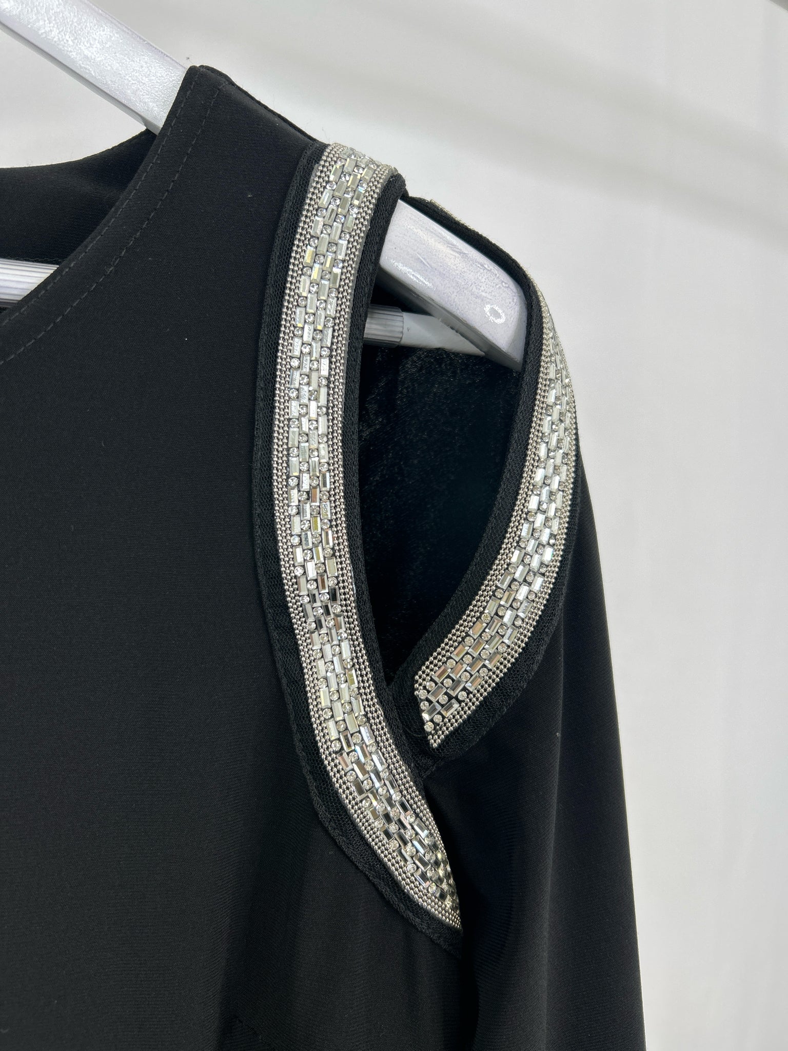 JOSEPH RIBKOFF Size 16 Black Women Top