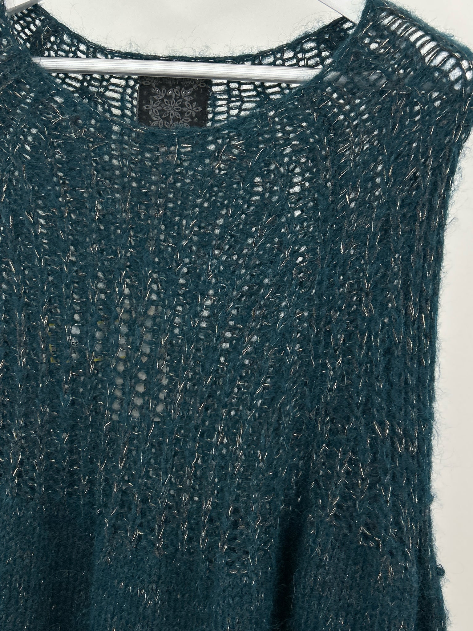 JOHNNY WAS Size S Teal Women Sweater NWT