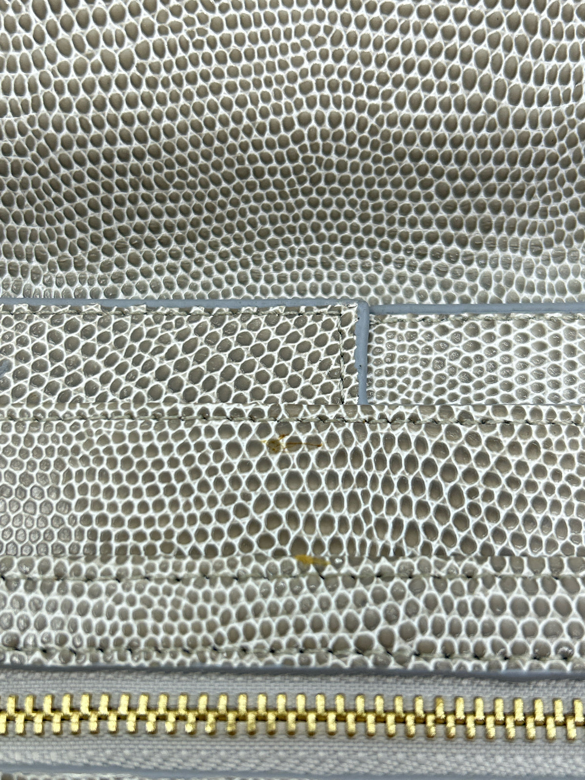 ST JOHN Taupe Print Women Clutch