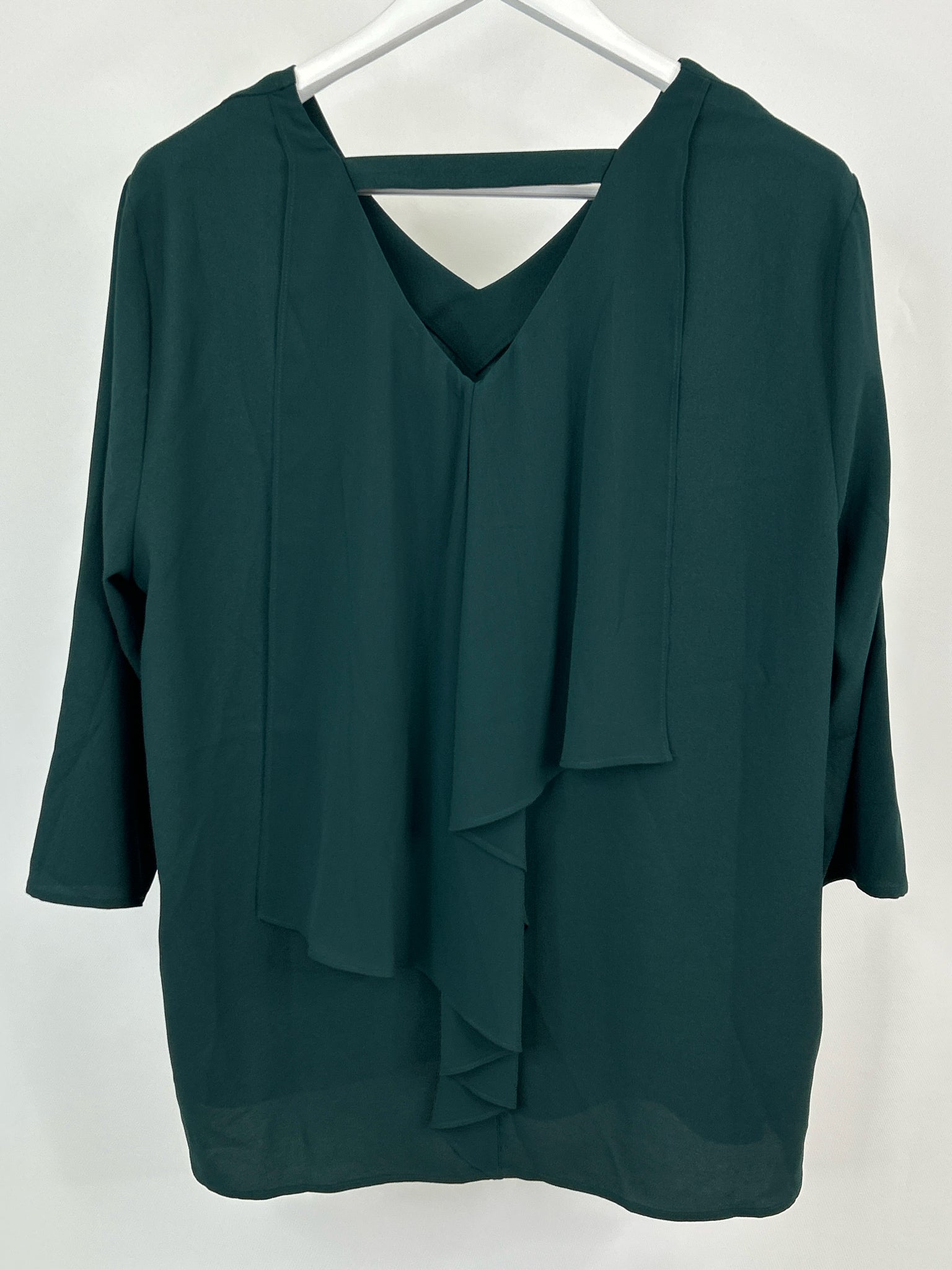 CHICO'S Size 16 Pine Green Women Top
