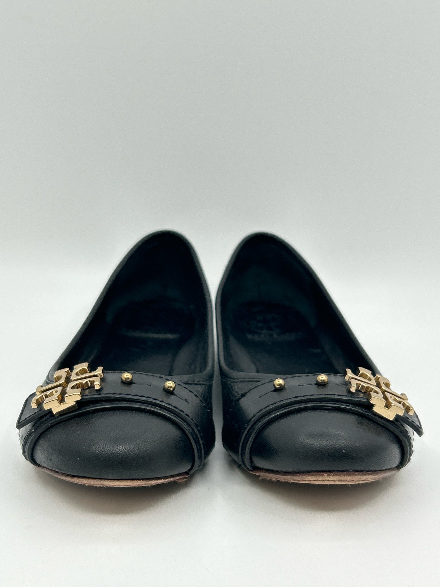 TORY BURCH Size 7.5M Black Women Flats