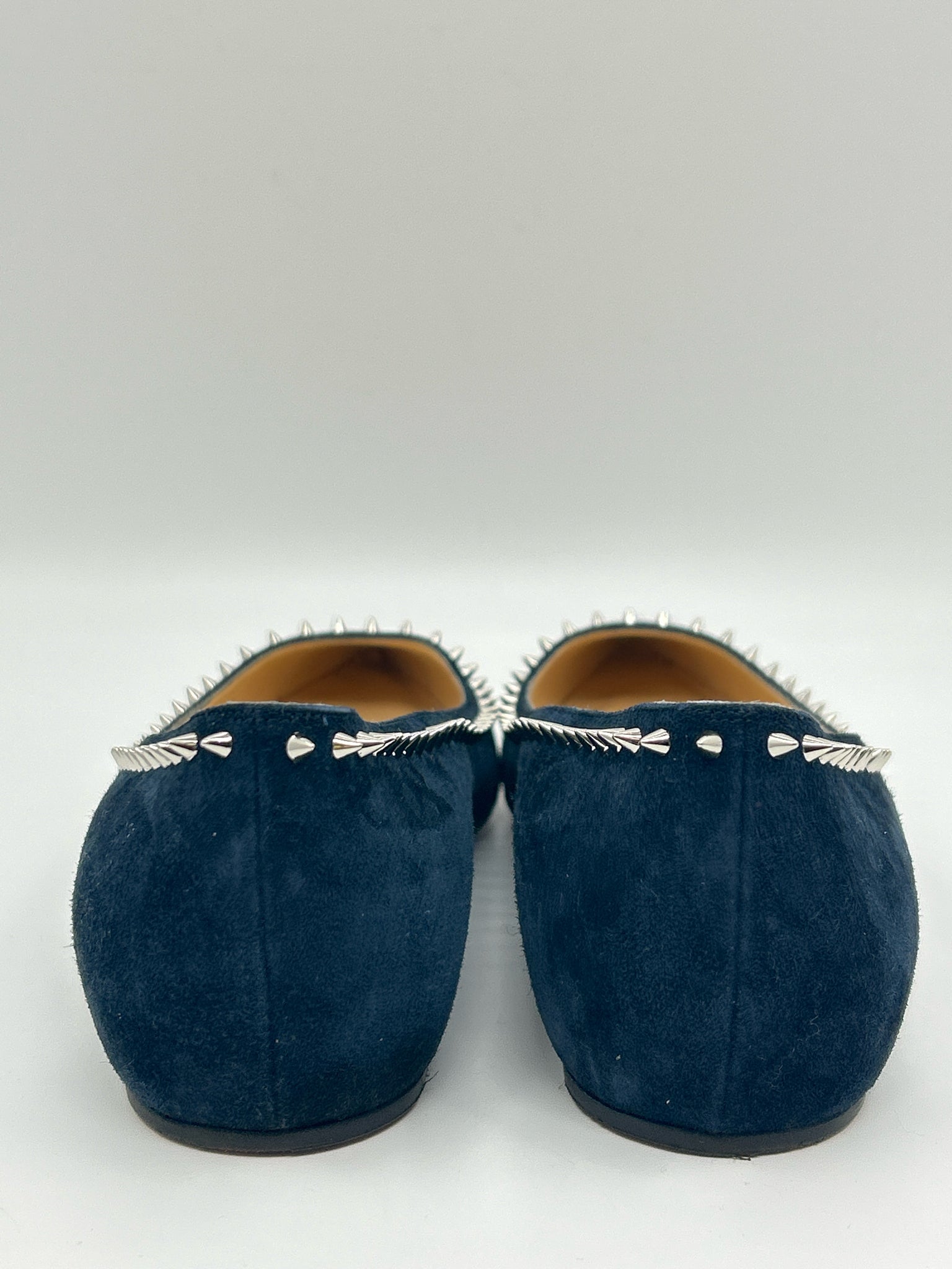 CHRISTIAN LOUBOUTIN Size 37 Navy Women Flats