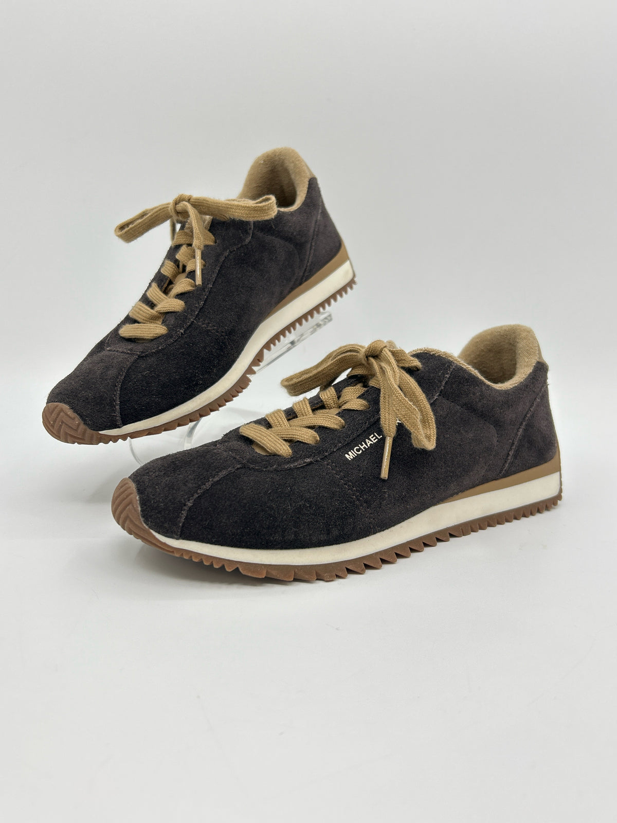 MICHAEL MICHAEL KORS Size 6.5M Brown Women Sneakers