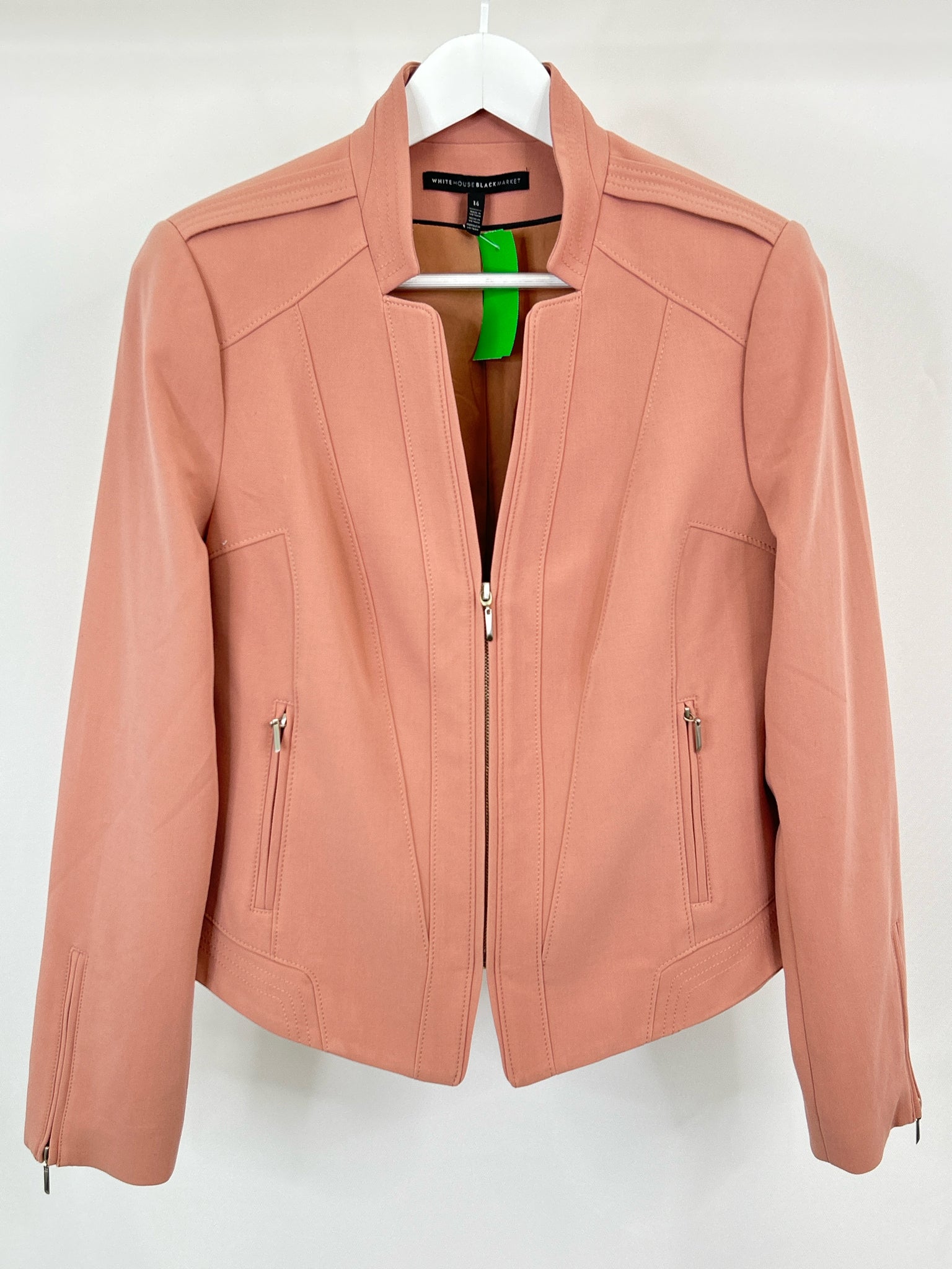 White House Black Market Size 14 Pink Women Jacket