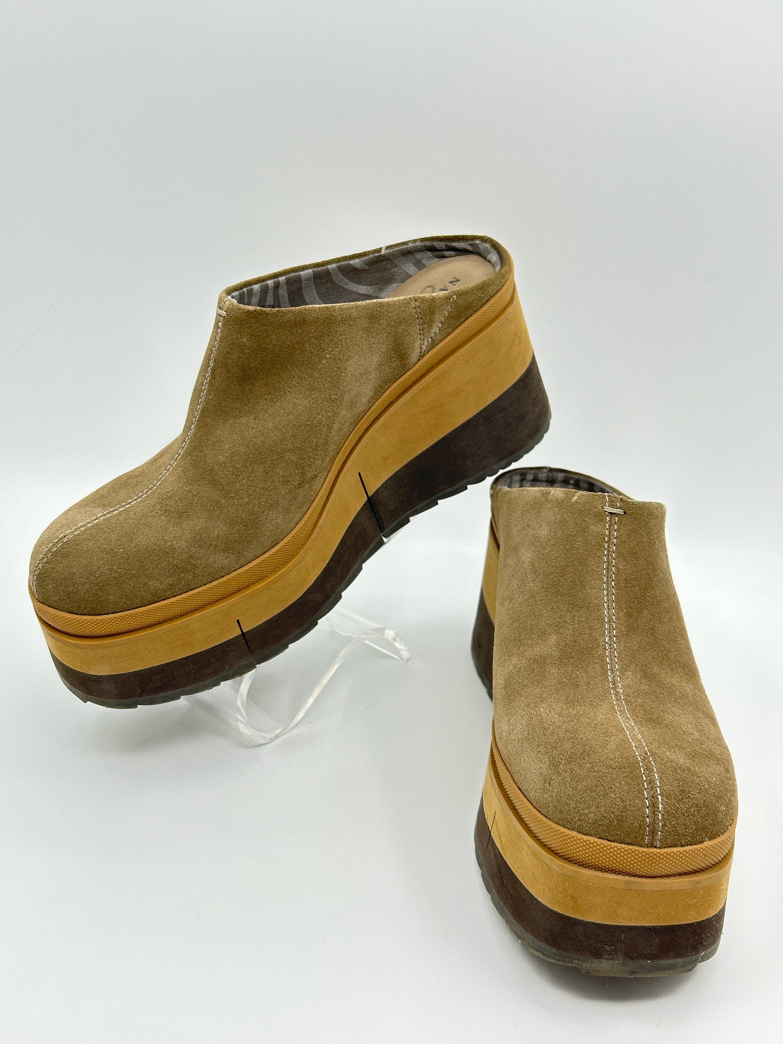 NAKED FEET Size 8M Grey Women Shoes