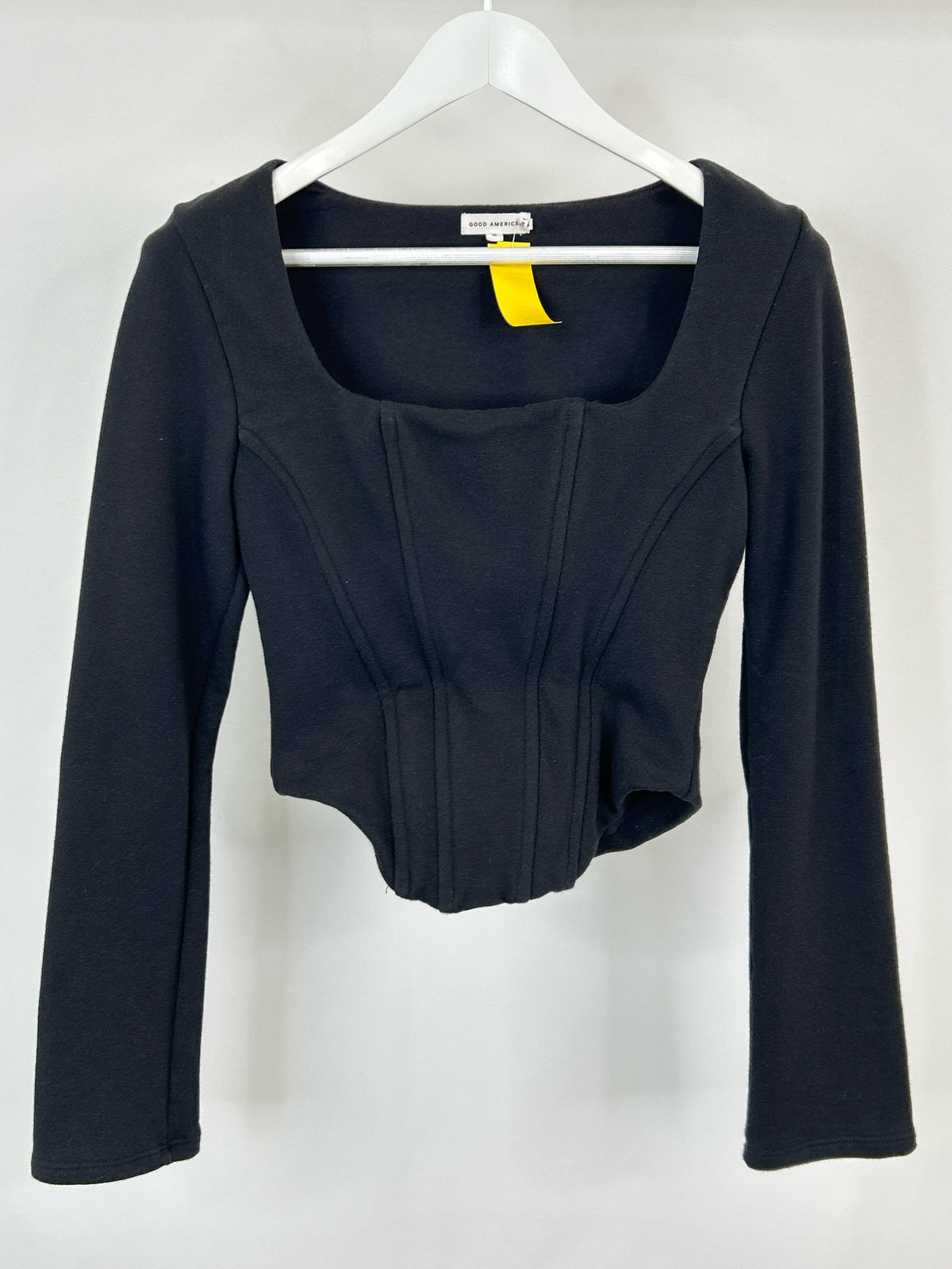 GOOD AMERICAN Size L Black Women Top