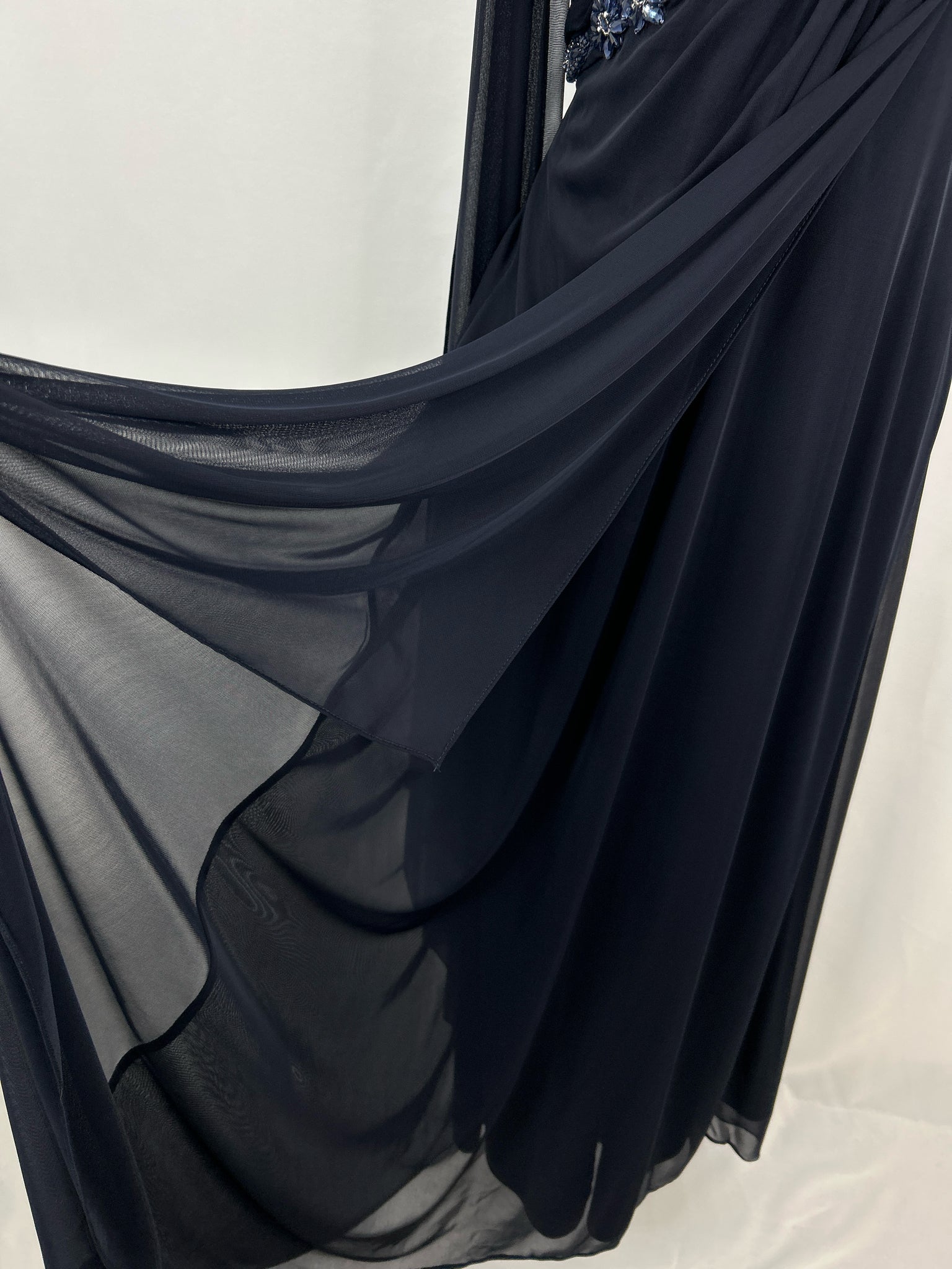 XSCAPE Size L Navy Women Dress