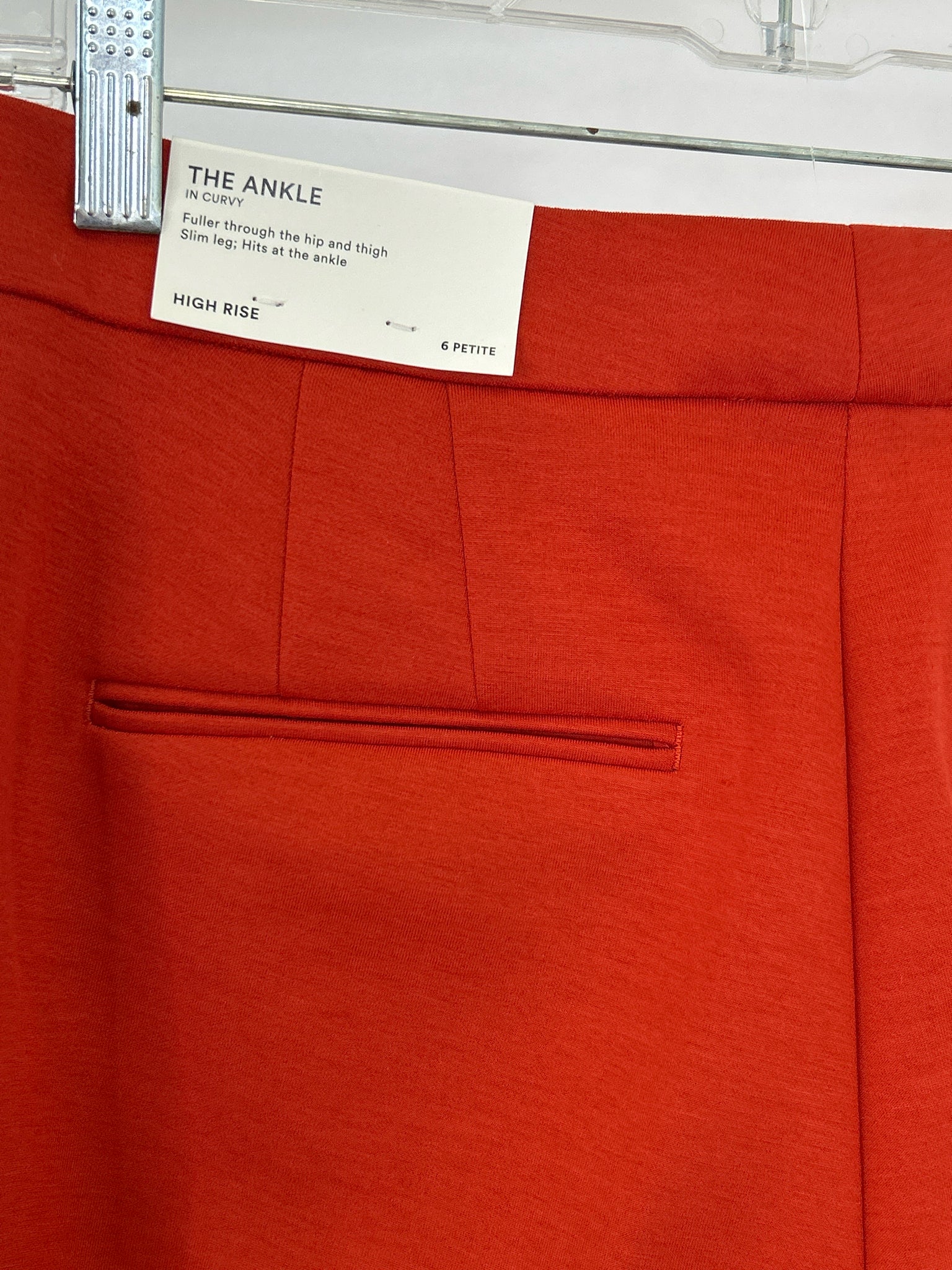 ANN TAYLOR NWT Size 6P Orange Women Pants