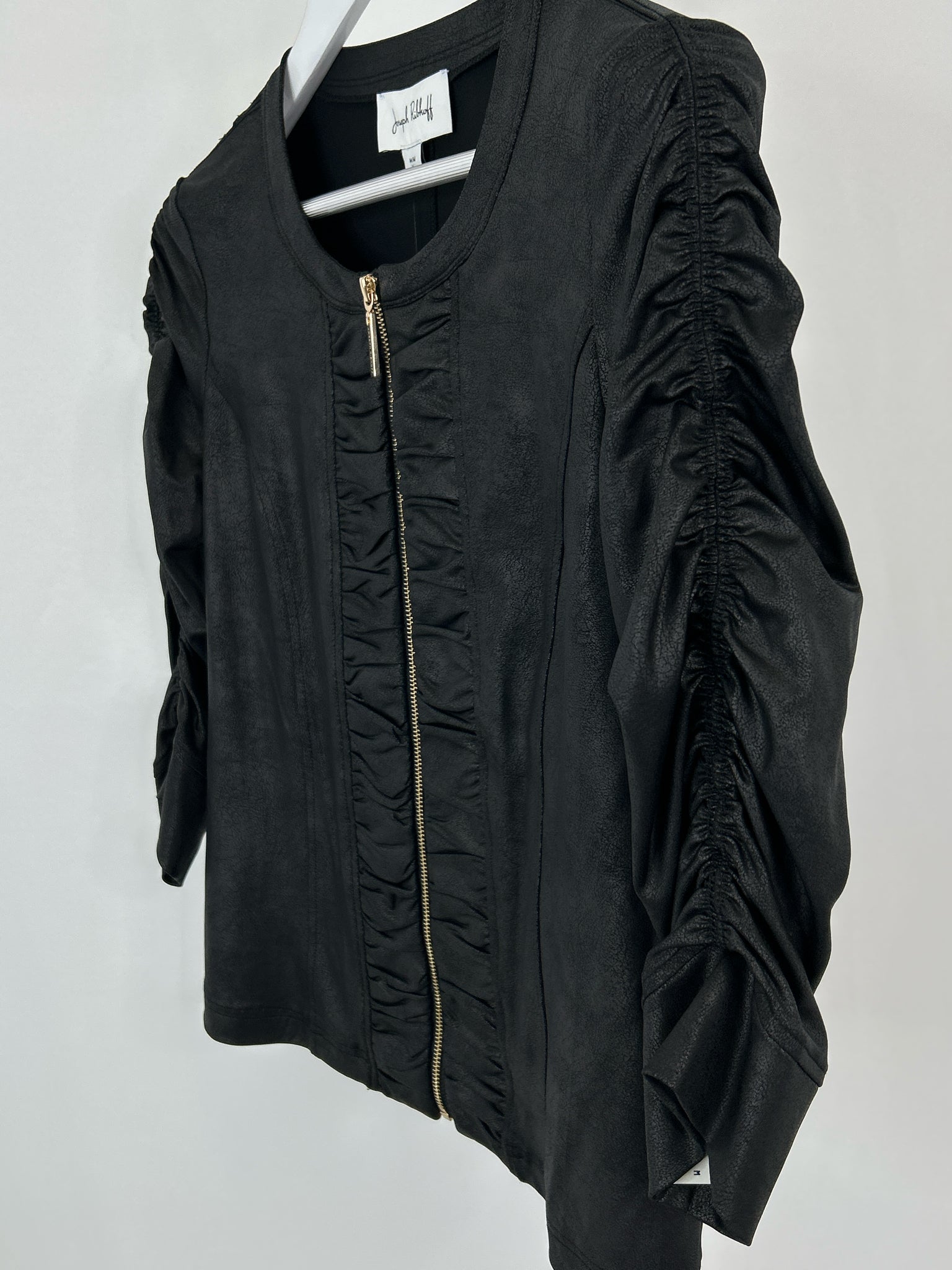 JOSEPH RIBKOFF Size M Black Women Jacket