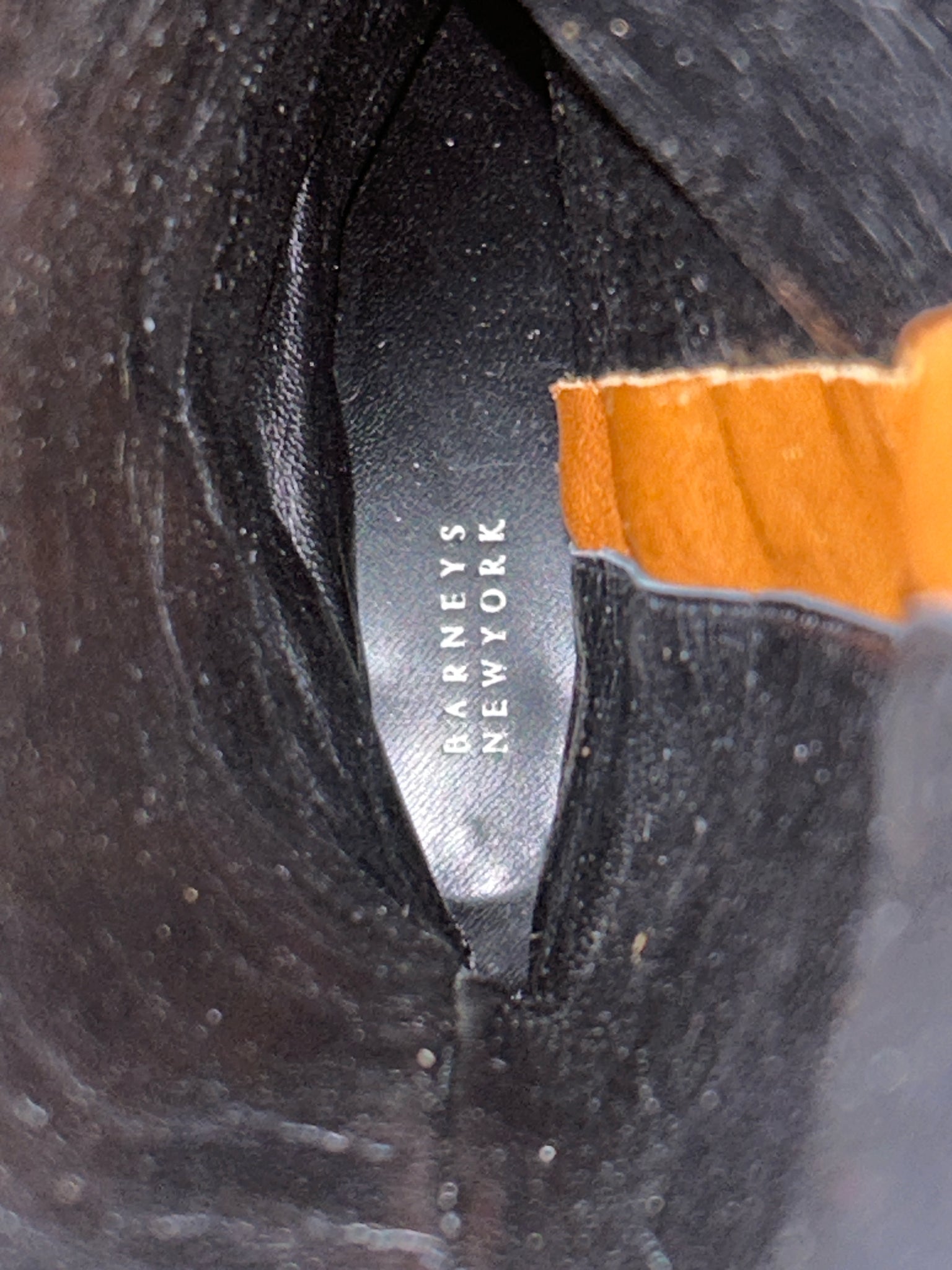 BARNEYS Size 38.5 COGNAC Women Boots