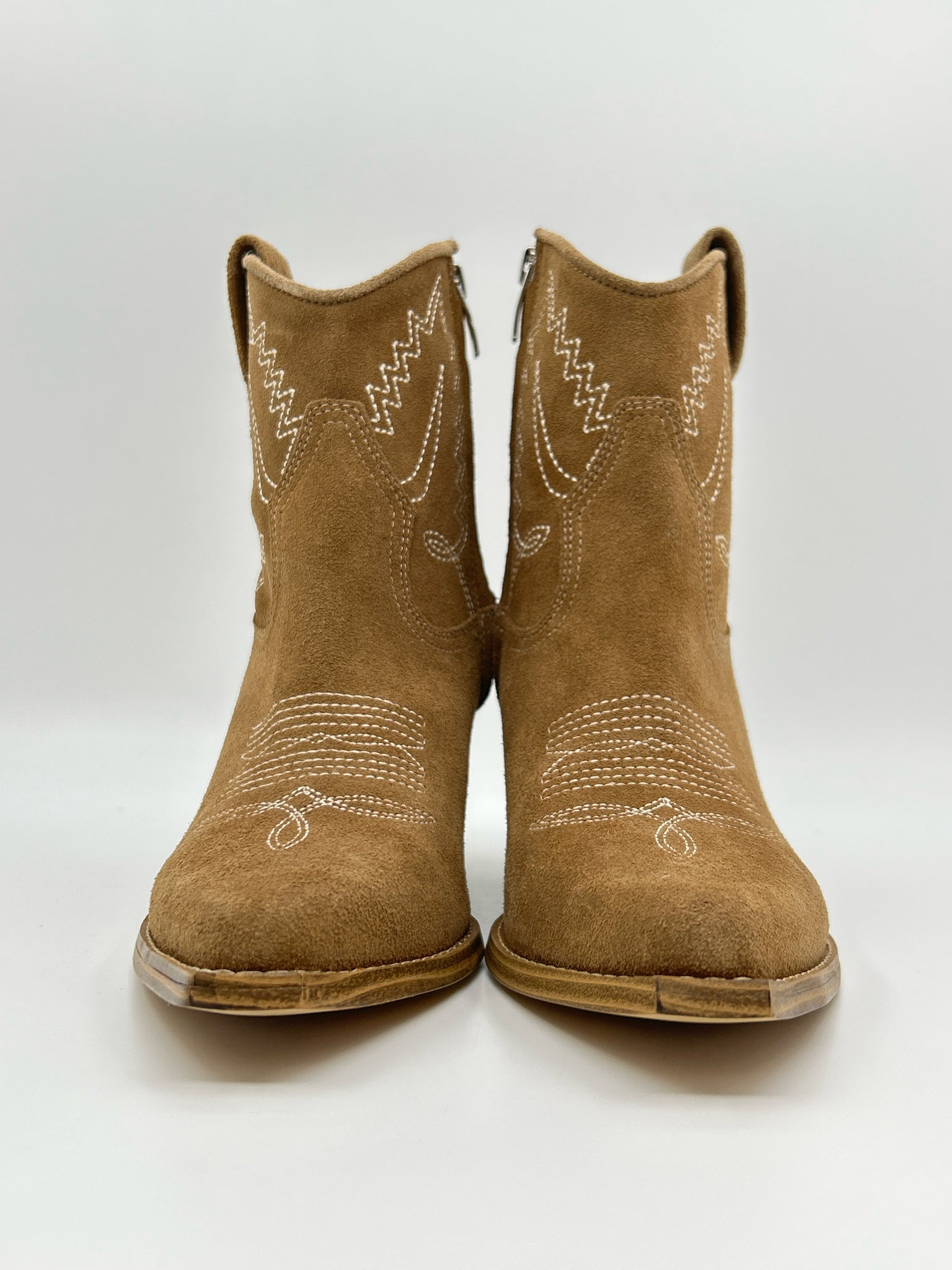 NINE WEST Size 8M Brown Women Booties