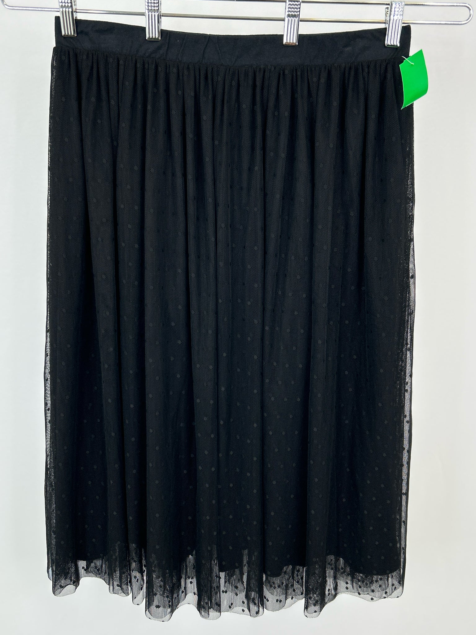 Garnet Hill Size L Black Skirt