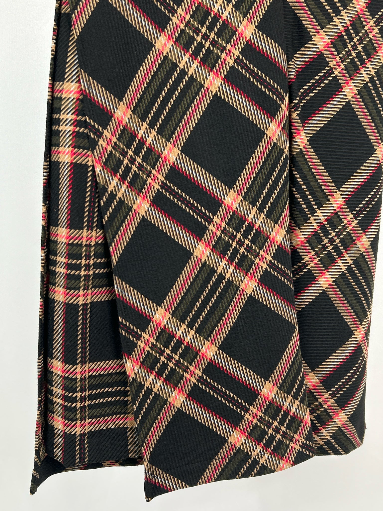 TRINA TURK Size 0 Black Plaid Women Dress