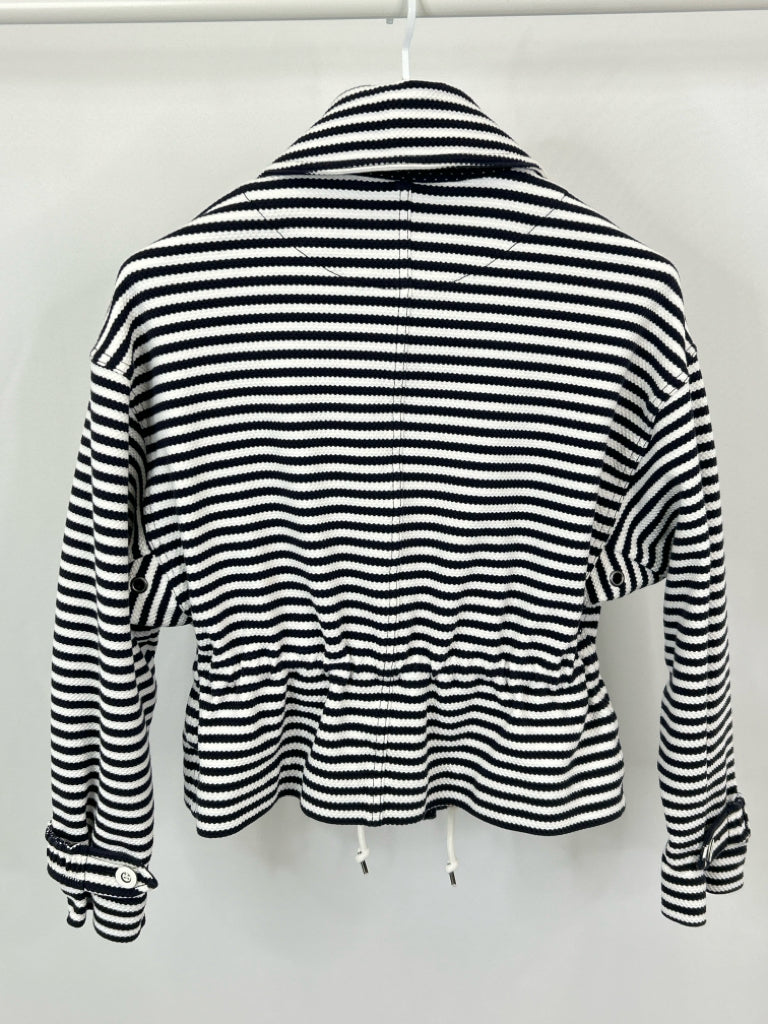 CABI Size S NAVY AND WHITE Jacket