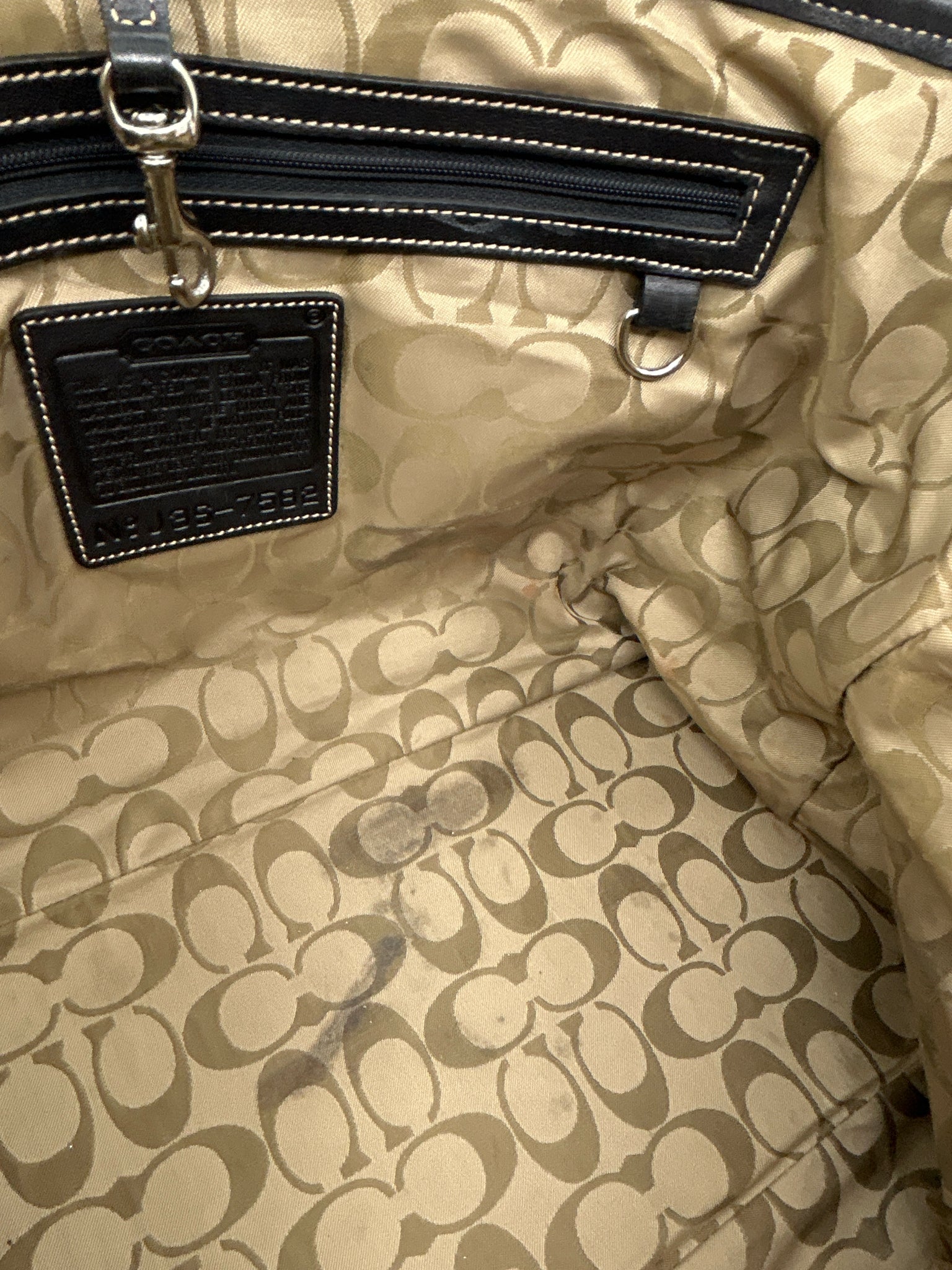 COACH Black Women Tote