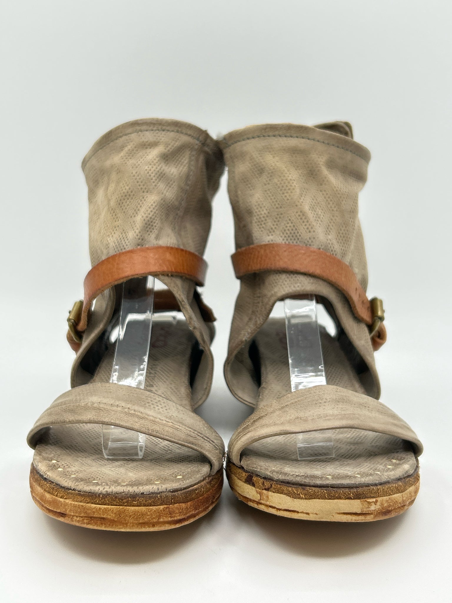 A.S. 98 Size 37 Grey and tan Women Sandal