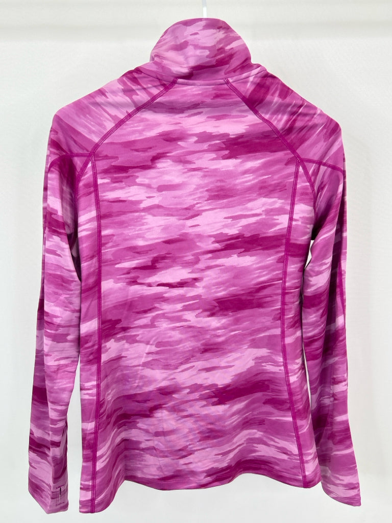 UNDER ARMOUR Women Size L Pink Print Pullover NWT