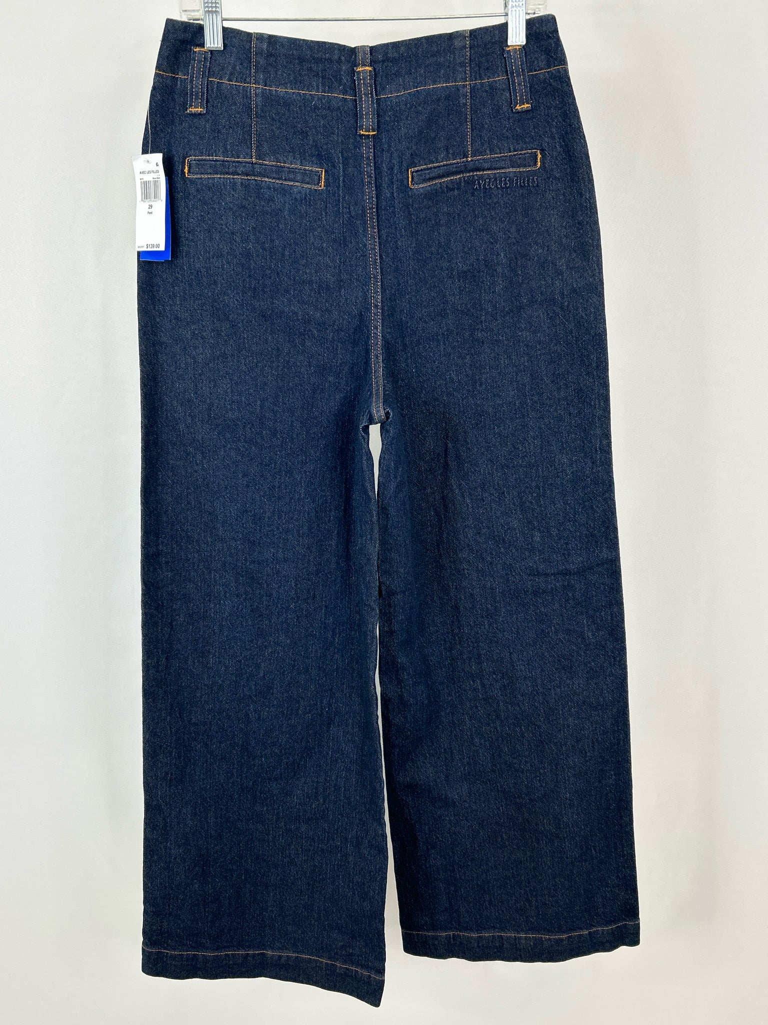 AVEC LES FILLES Size 29/8 BLUE DENIM Women jeans