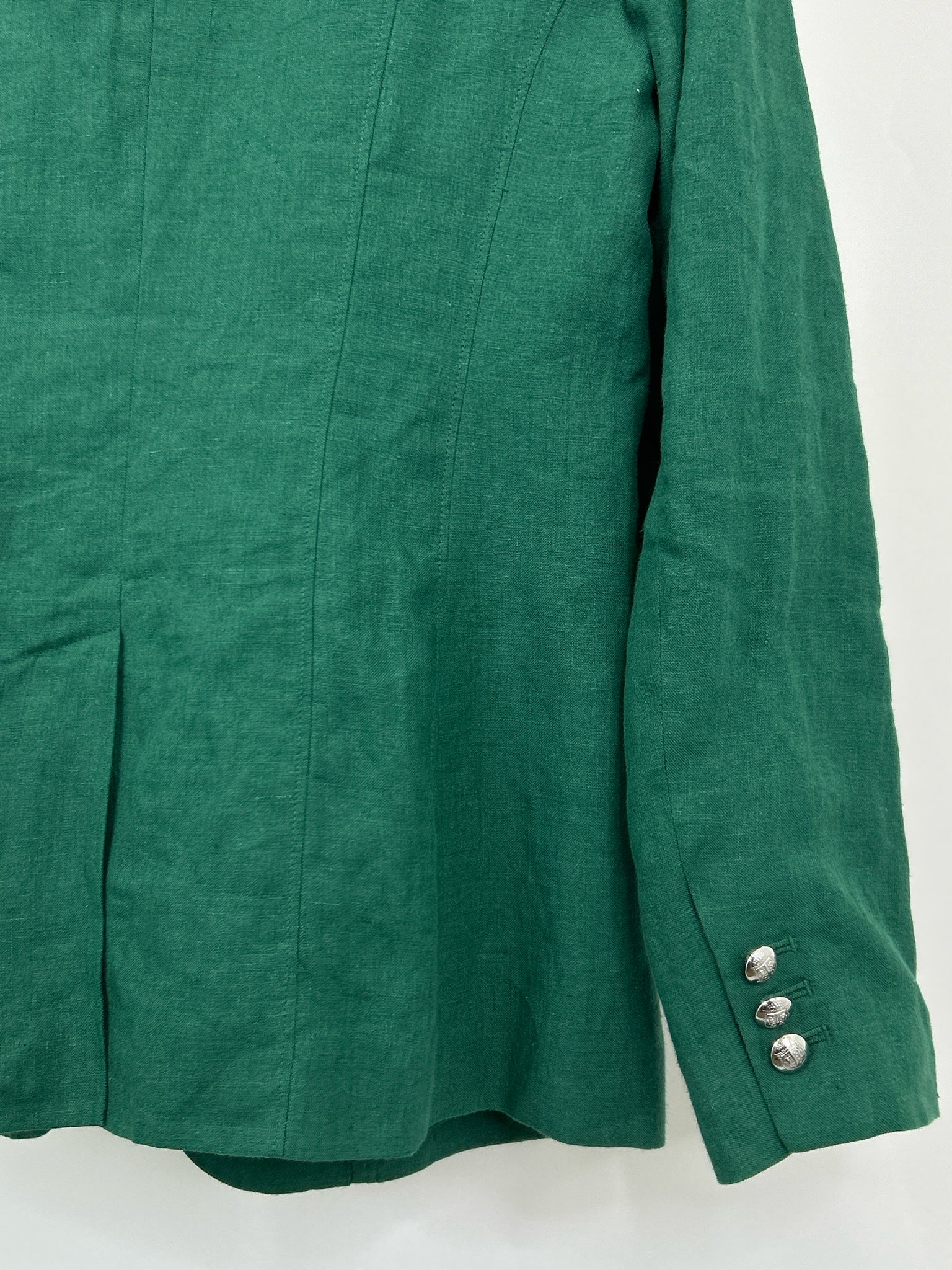 TALBOTS Size 4 Green Women Blazer