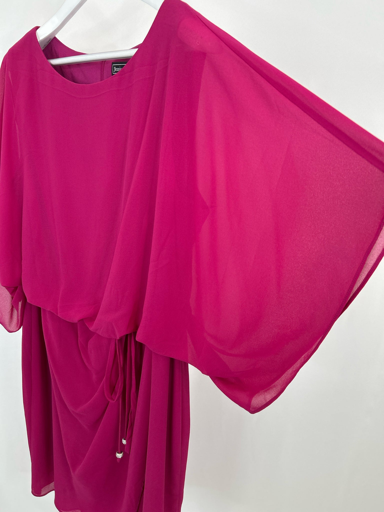 JESSICA HOWARD Size 16W Fuchsia Women Dress