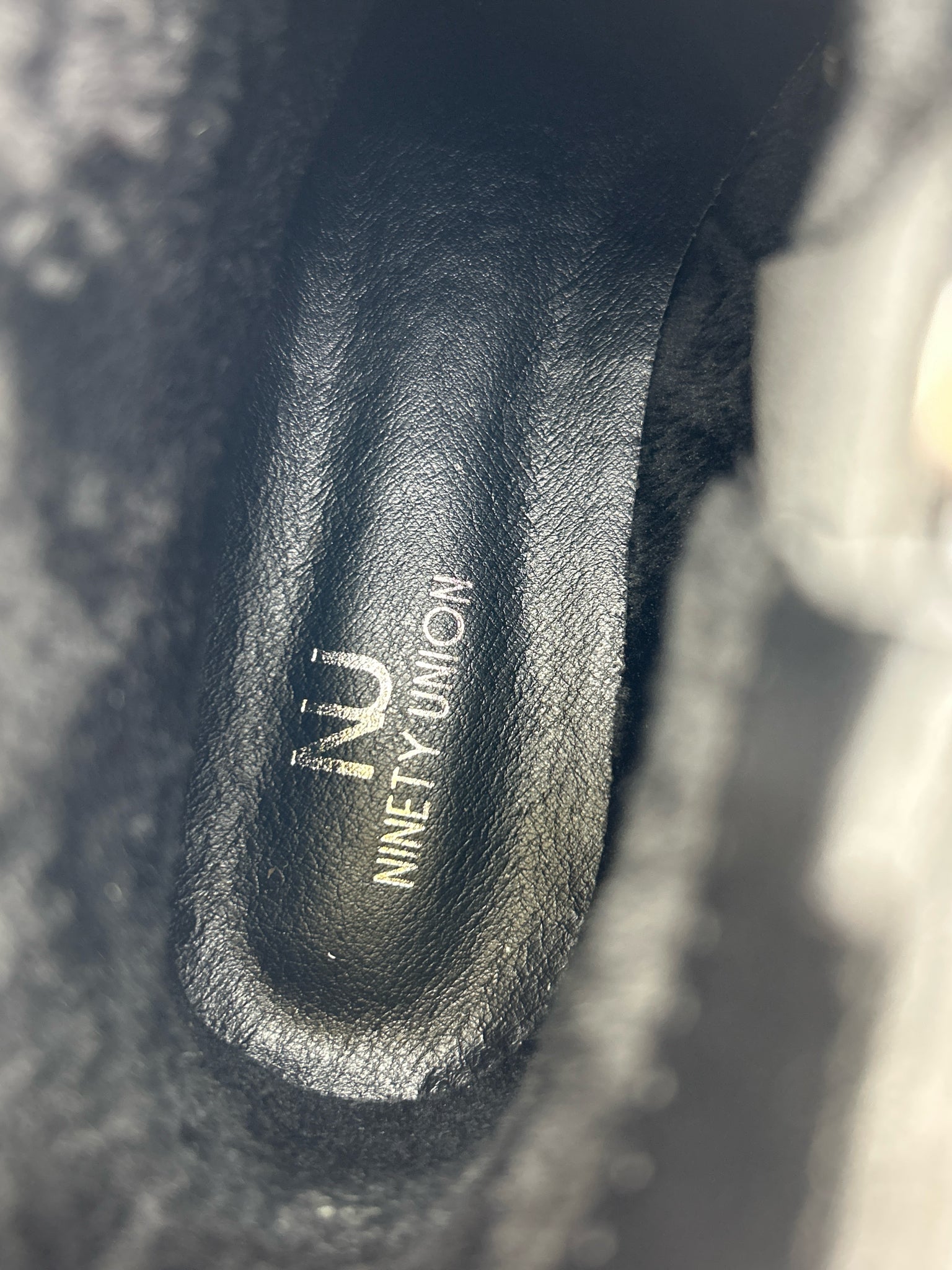NU NINETY UNION Size 11 Black Women Booties