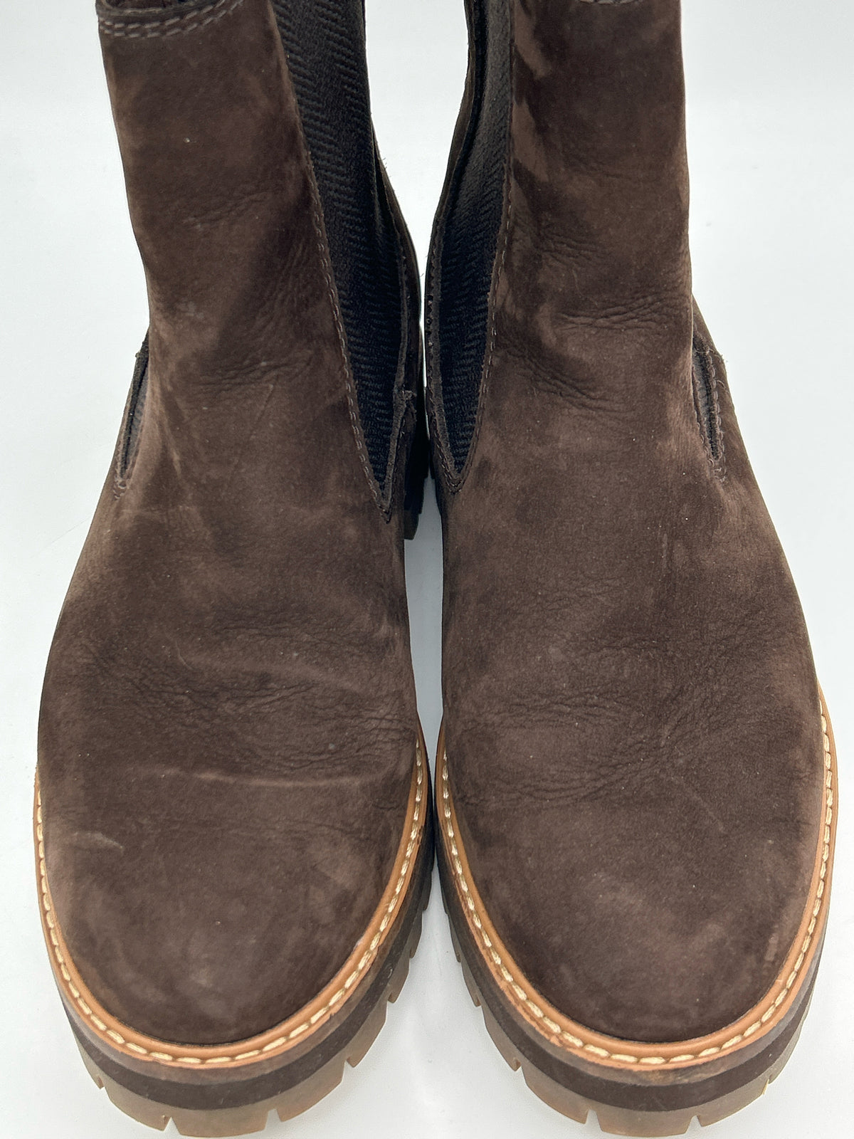 TIMBERLAND Size 8M DARK BROWN Women Booties