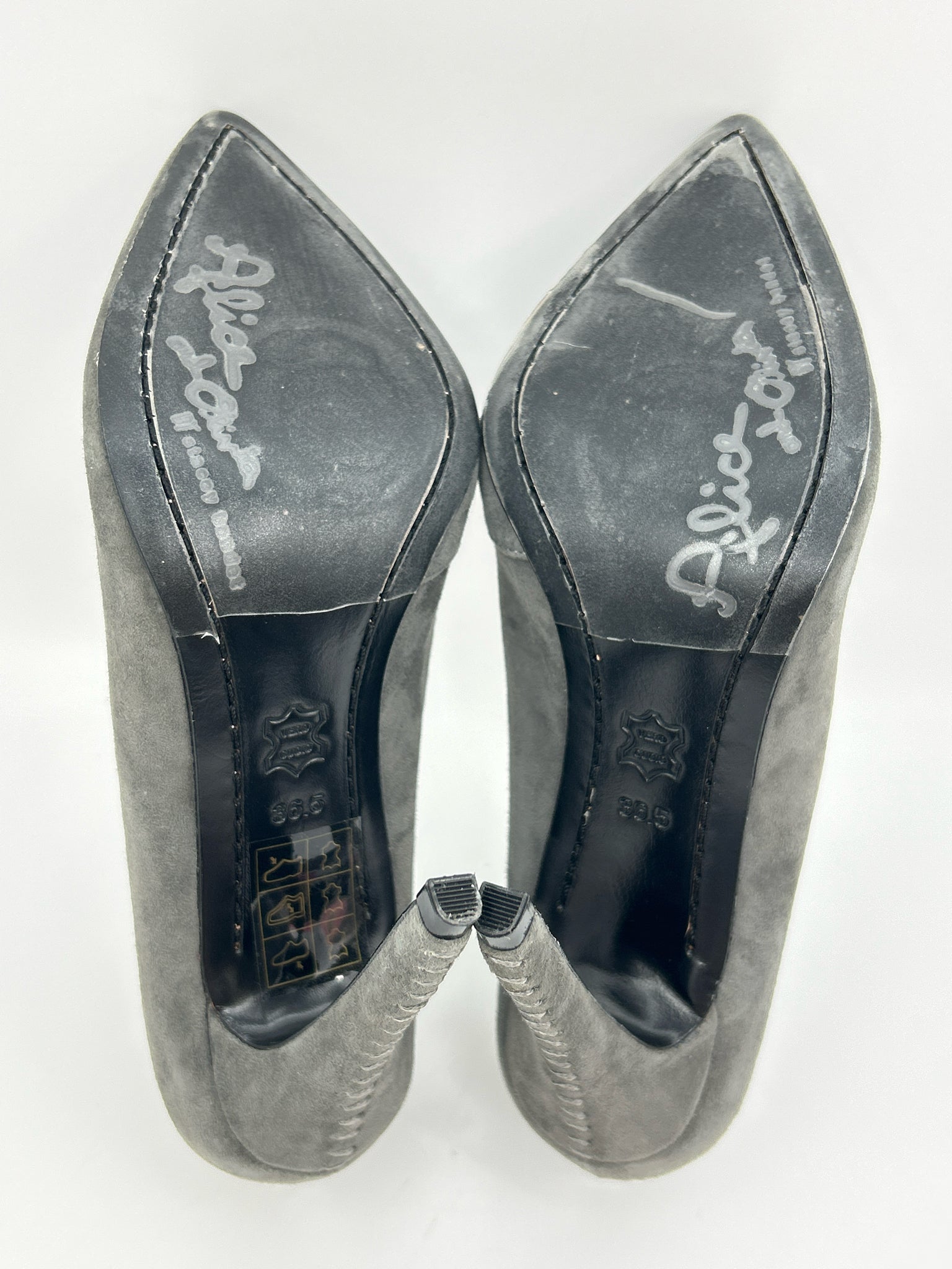 ALICE + OLIVIA Size 36.5 Gray Women Pumps