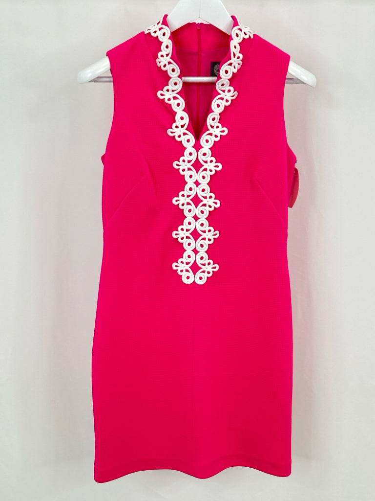 VINCE CAMUTO Women Size 4 Hot Pink Dress NWT