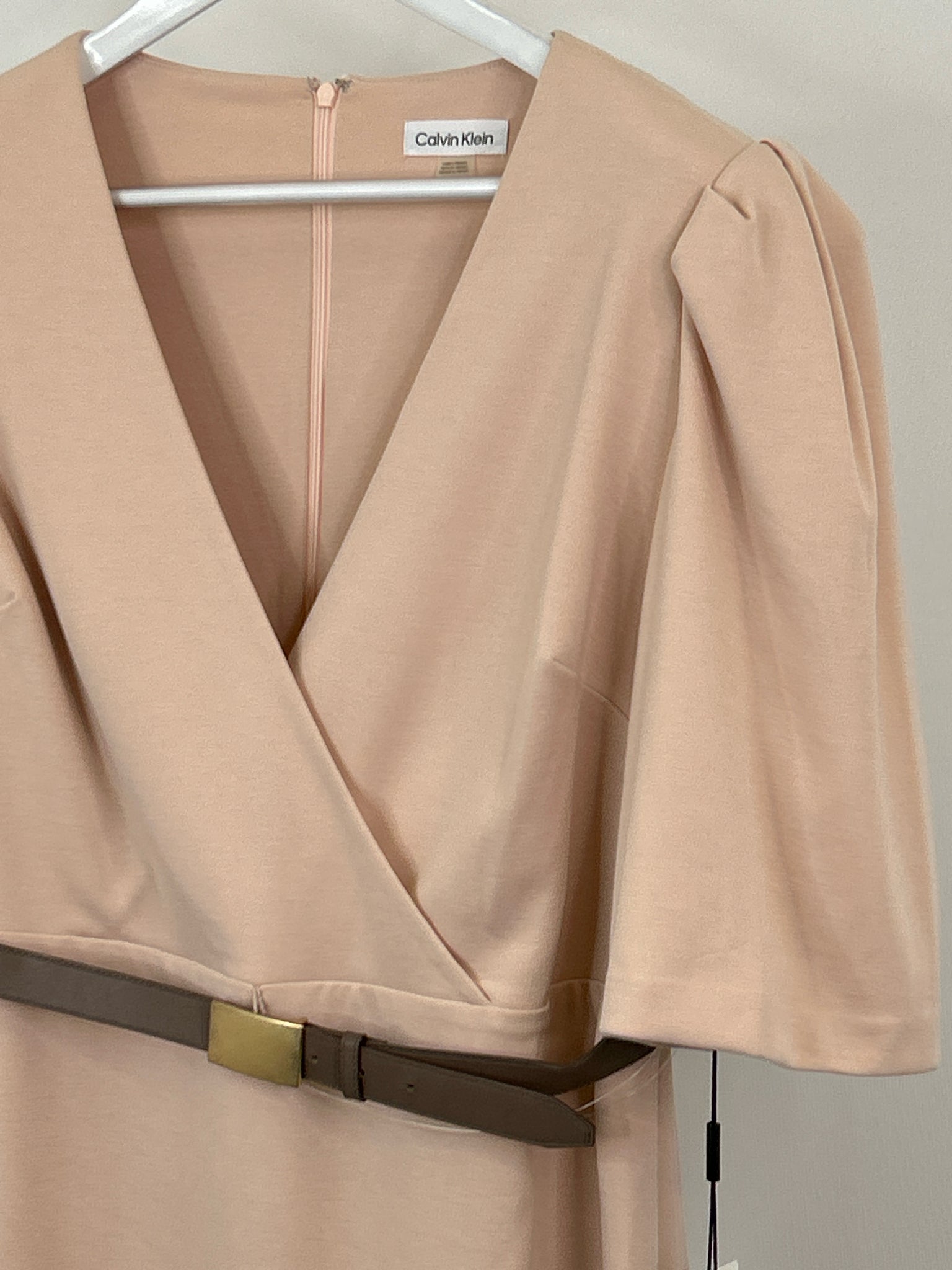 CALVIN KLEIN Size 16 BLUSH Women Dress