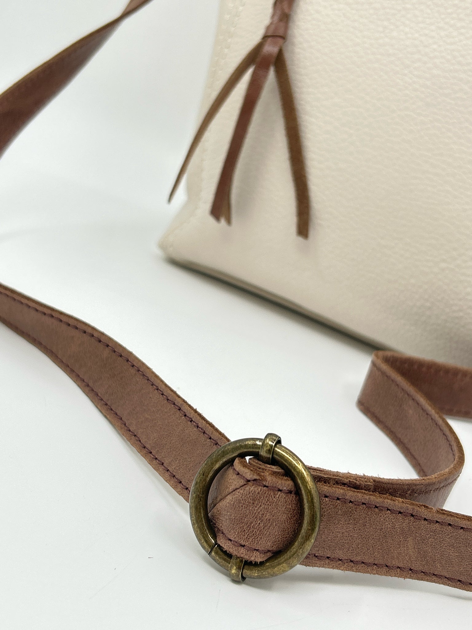 THE SAK IVORY AND BROWN Women Purse
