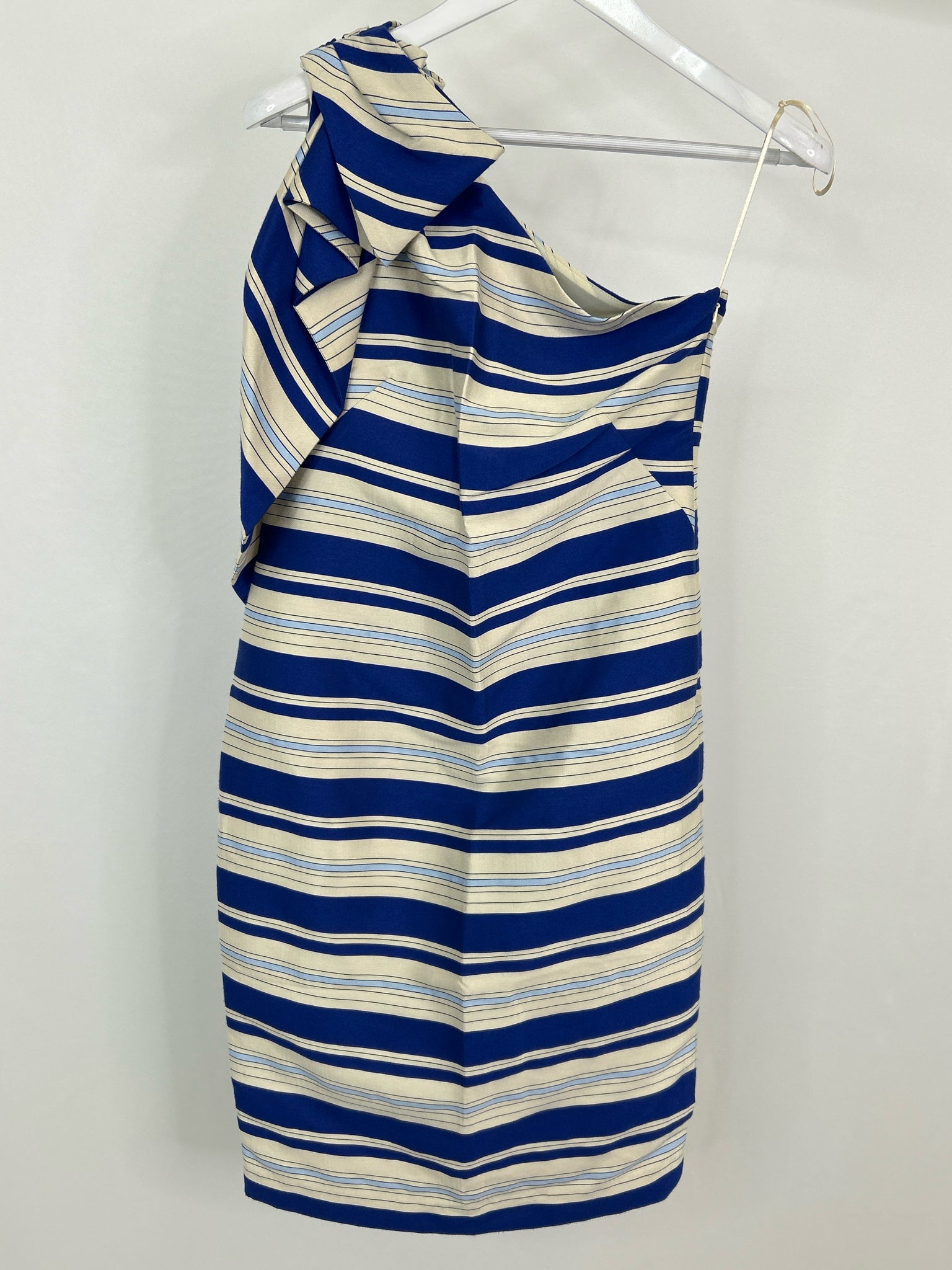 BANANA REPUBLIC Size 2 Blue and Cream Women Dress NWT