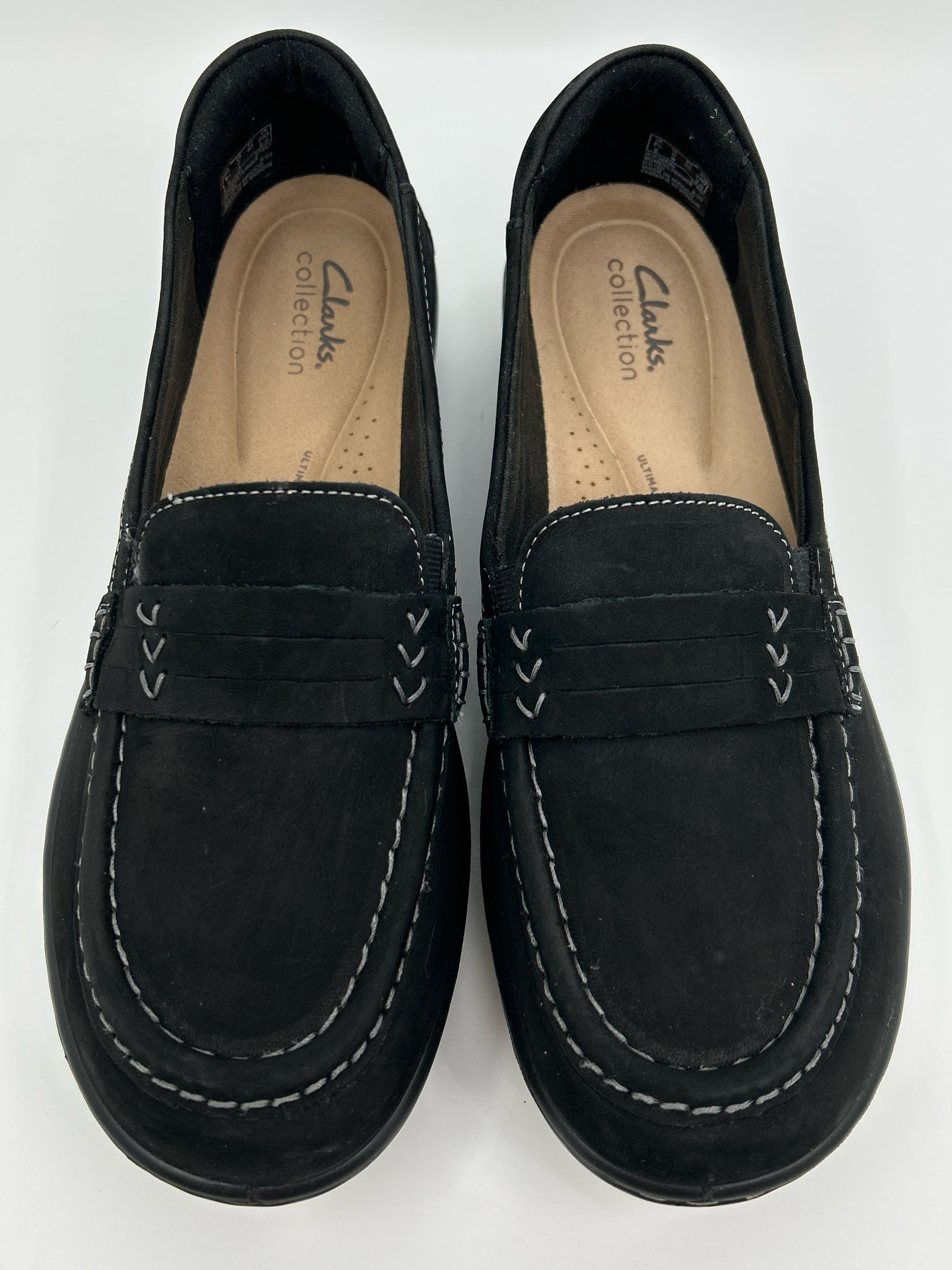 CLARKS COLLECTION Size 9W Black Women's Loafer