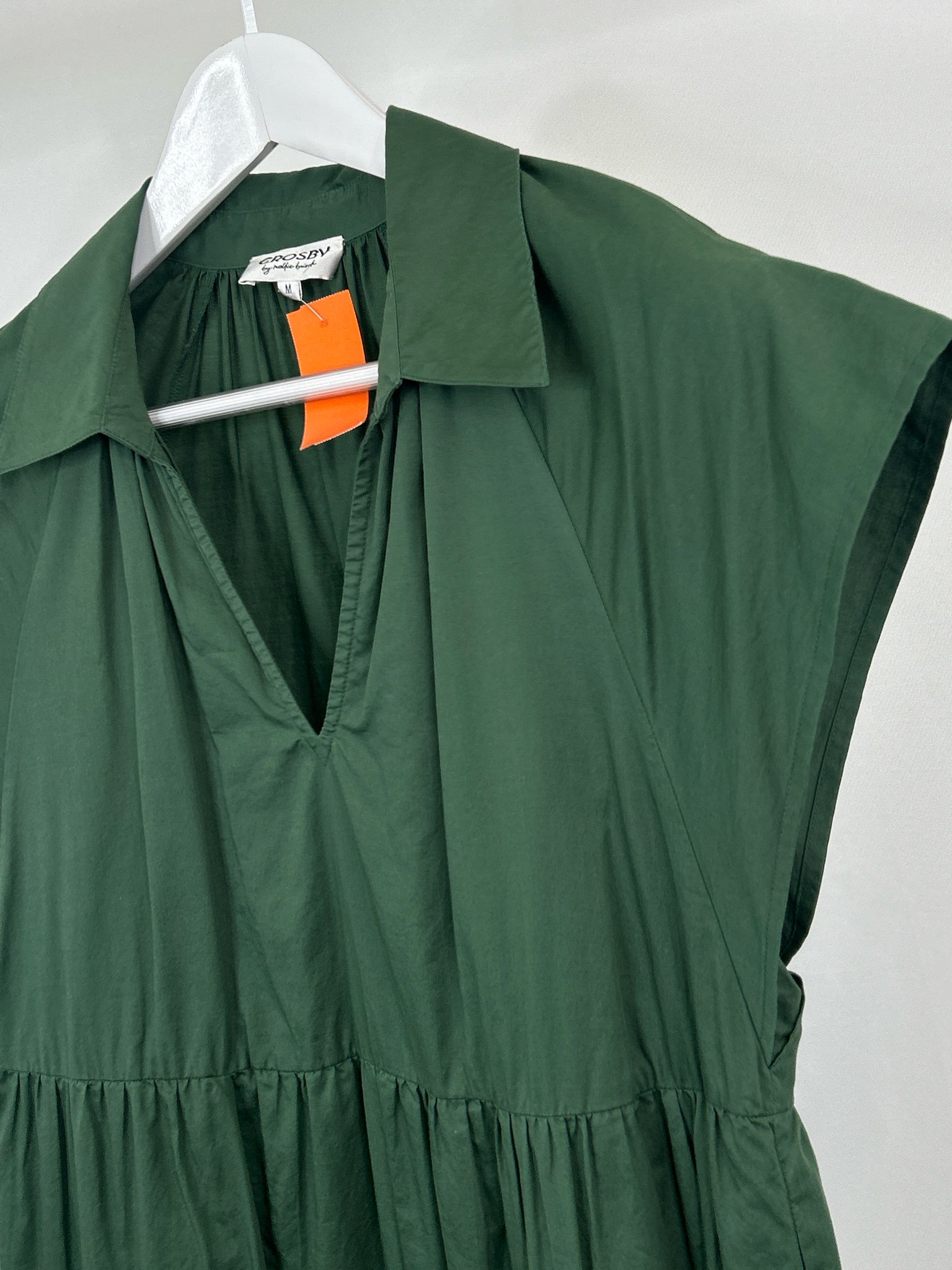CROSBY Size M Green Women Dress