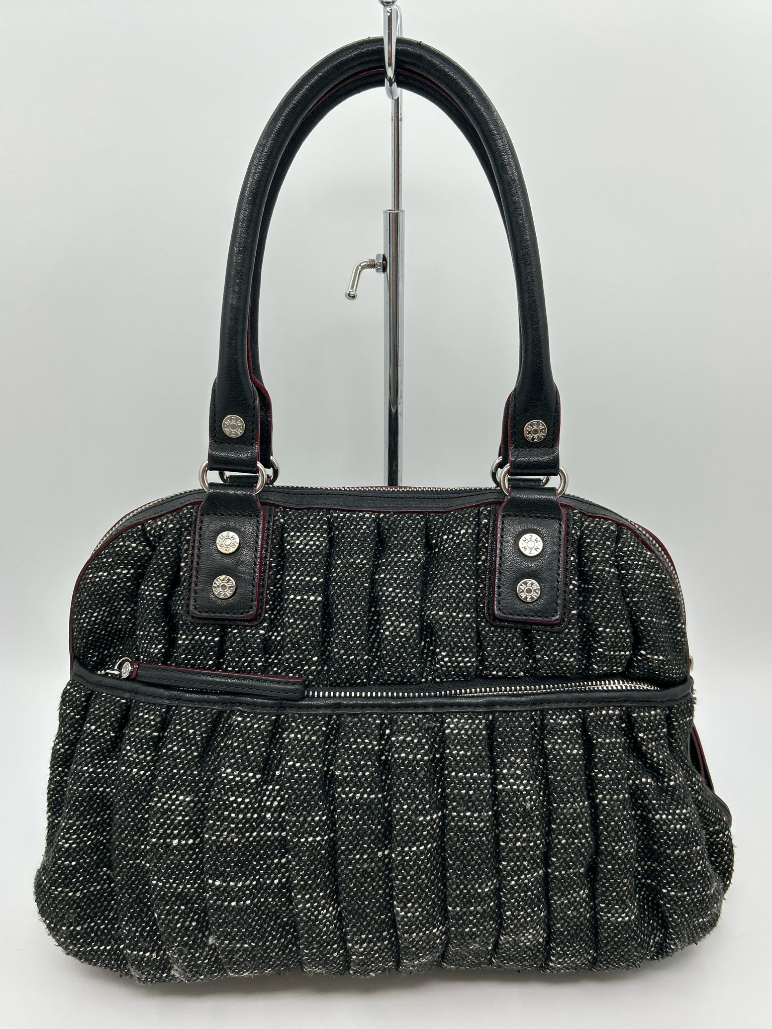 MZ WALLACE BLACK TWEED Women Purse