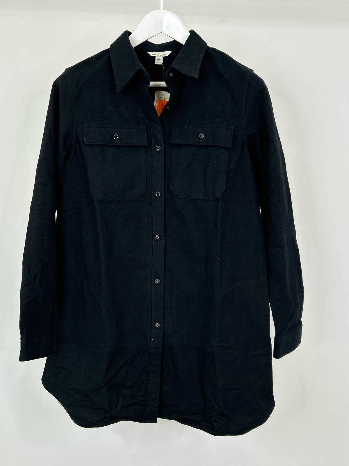 LL BEAN SIGNATURE Size MR Black Women Tunic