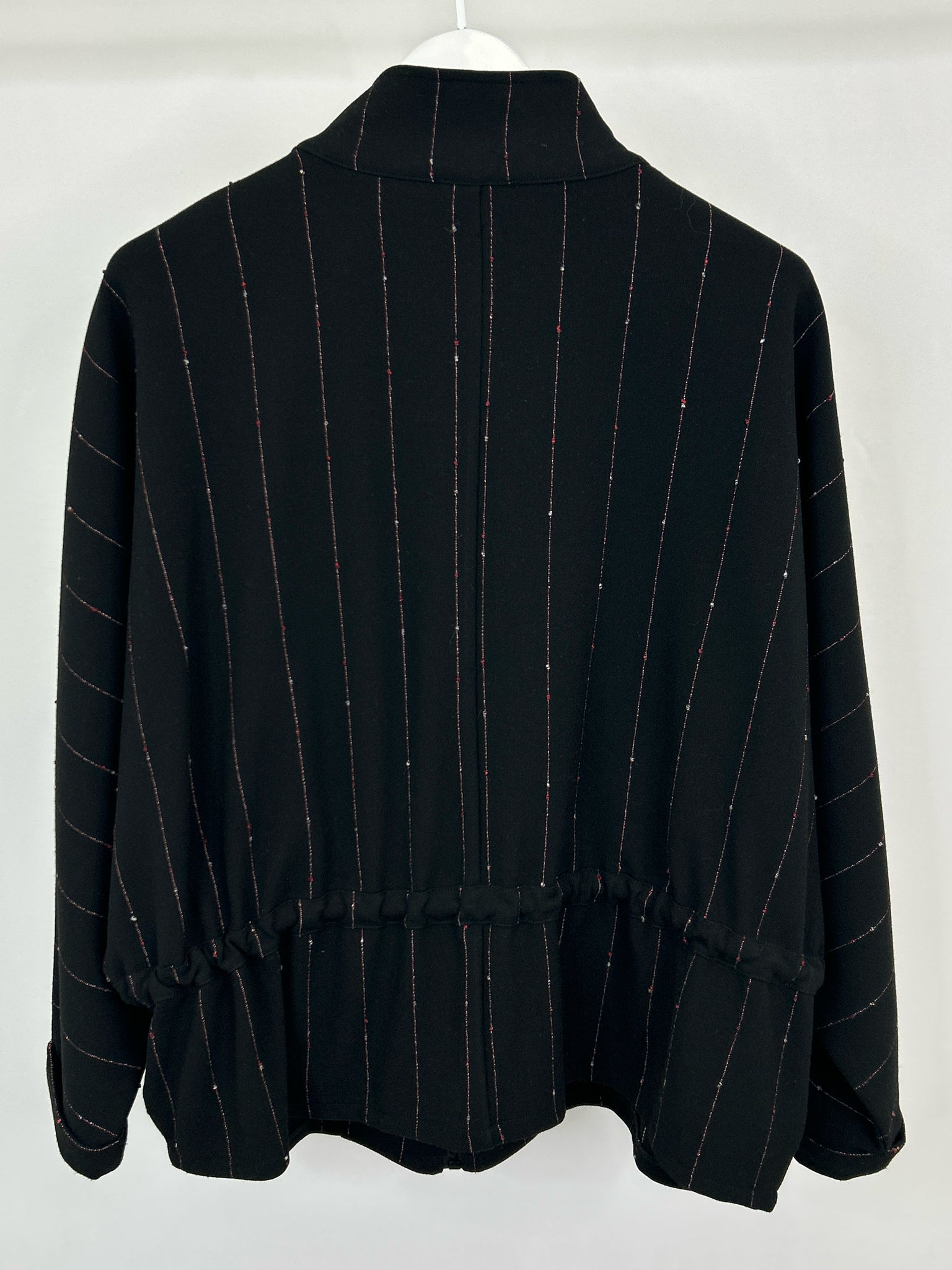 OLIVIA BY HABITAT CLOTHES Size S black striped Women Jacket