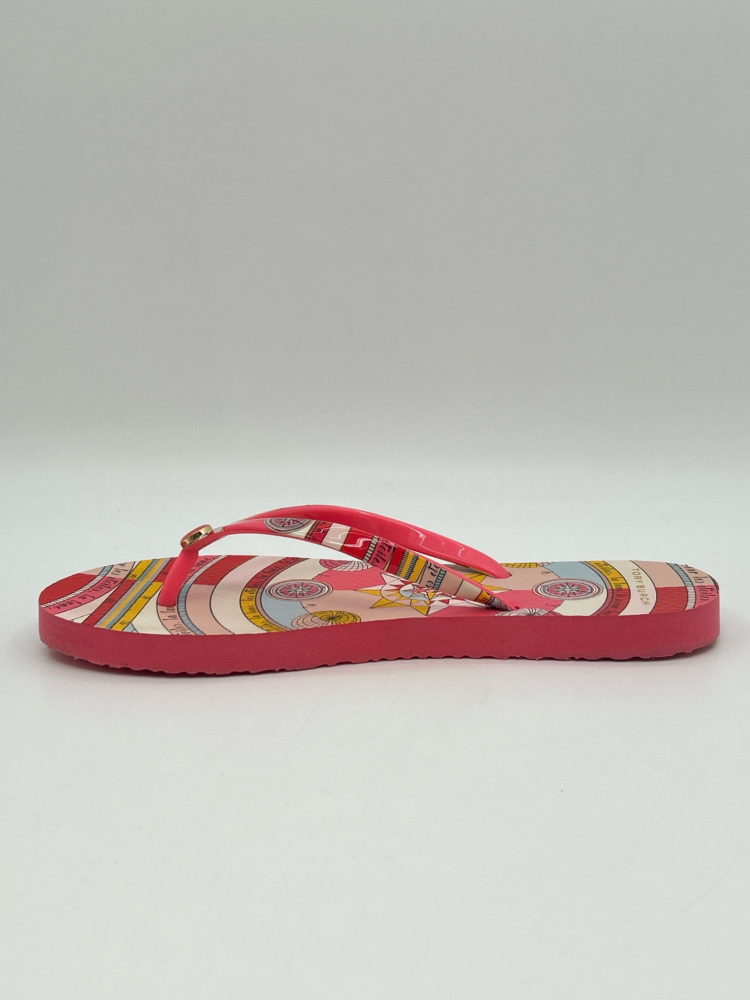 TORY BURCH Size 9.5 Coral Women Sandal