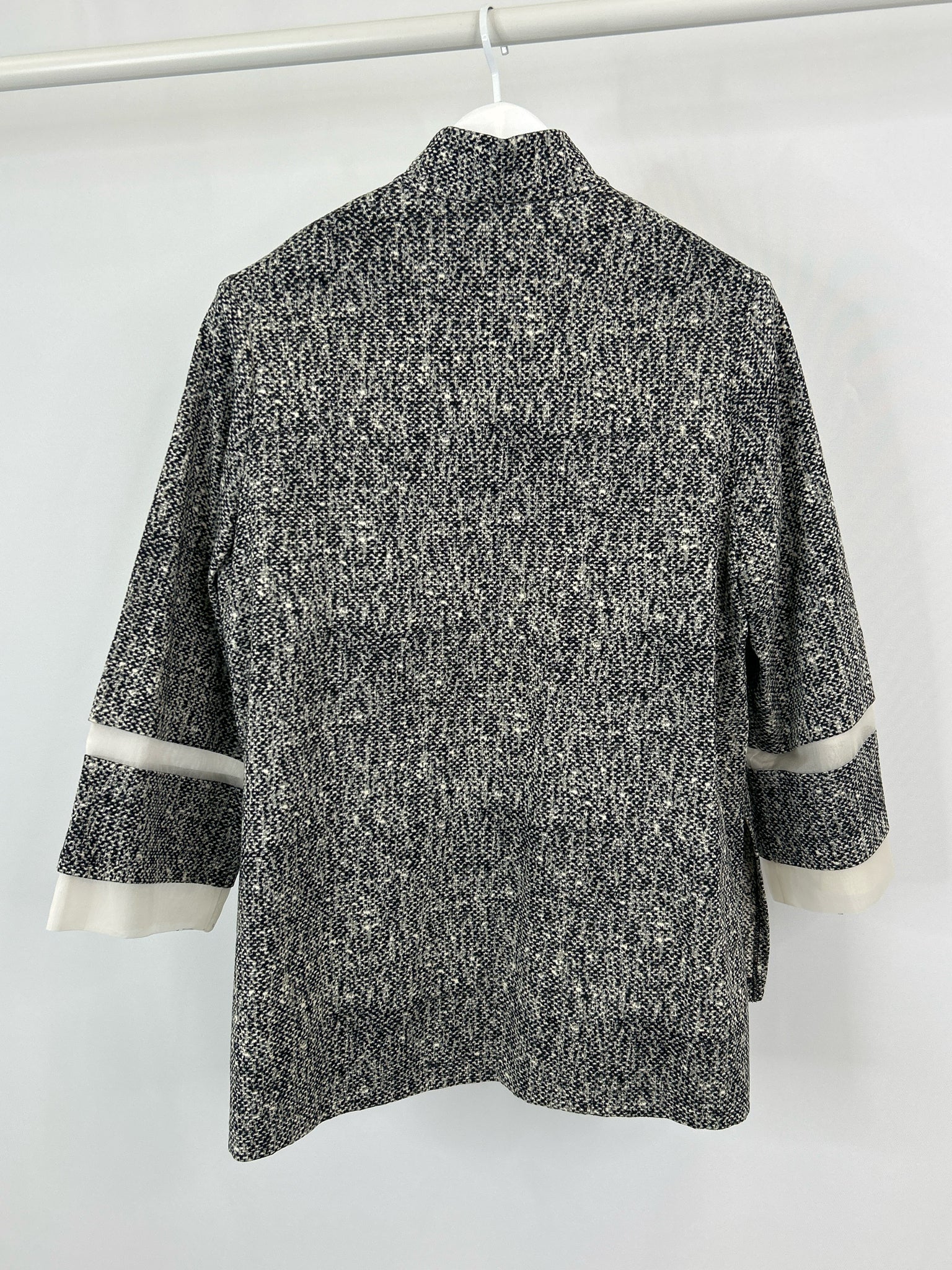 LORAIN CROFT Size M Black Print Women Jacket NWT