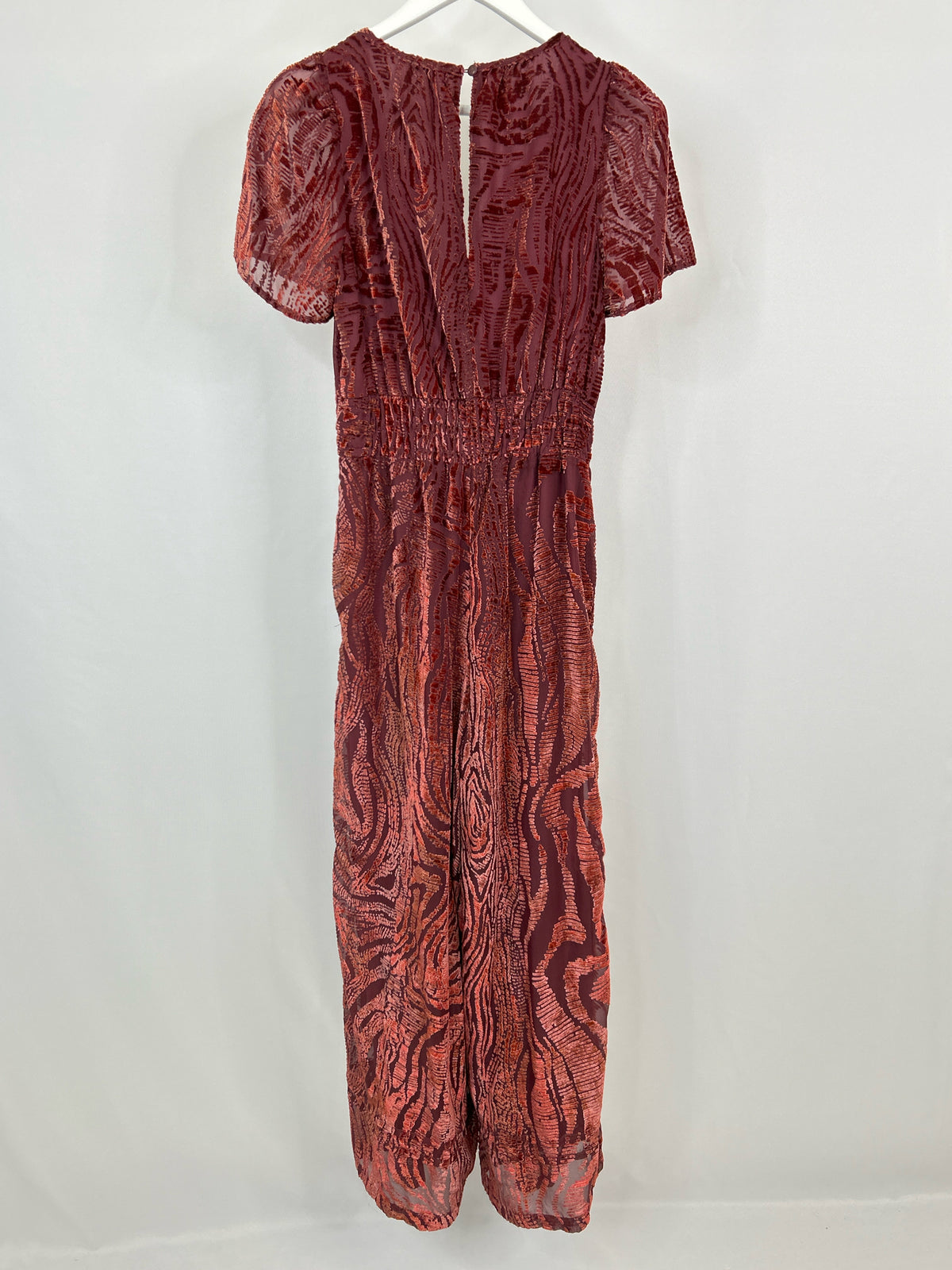 ANTHROPOLOGIE Size S Maroon Women Jumpsuit