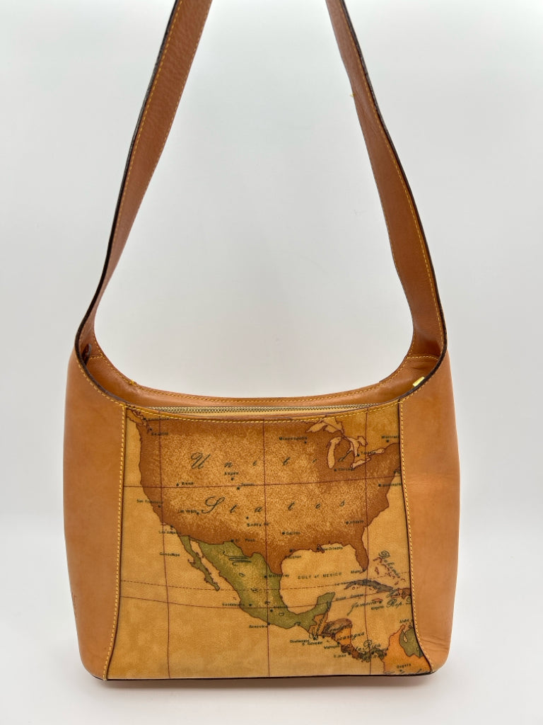 ALVIERO MARTINI Tan Purse