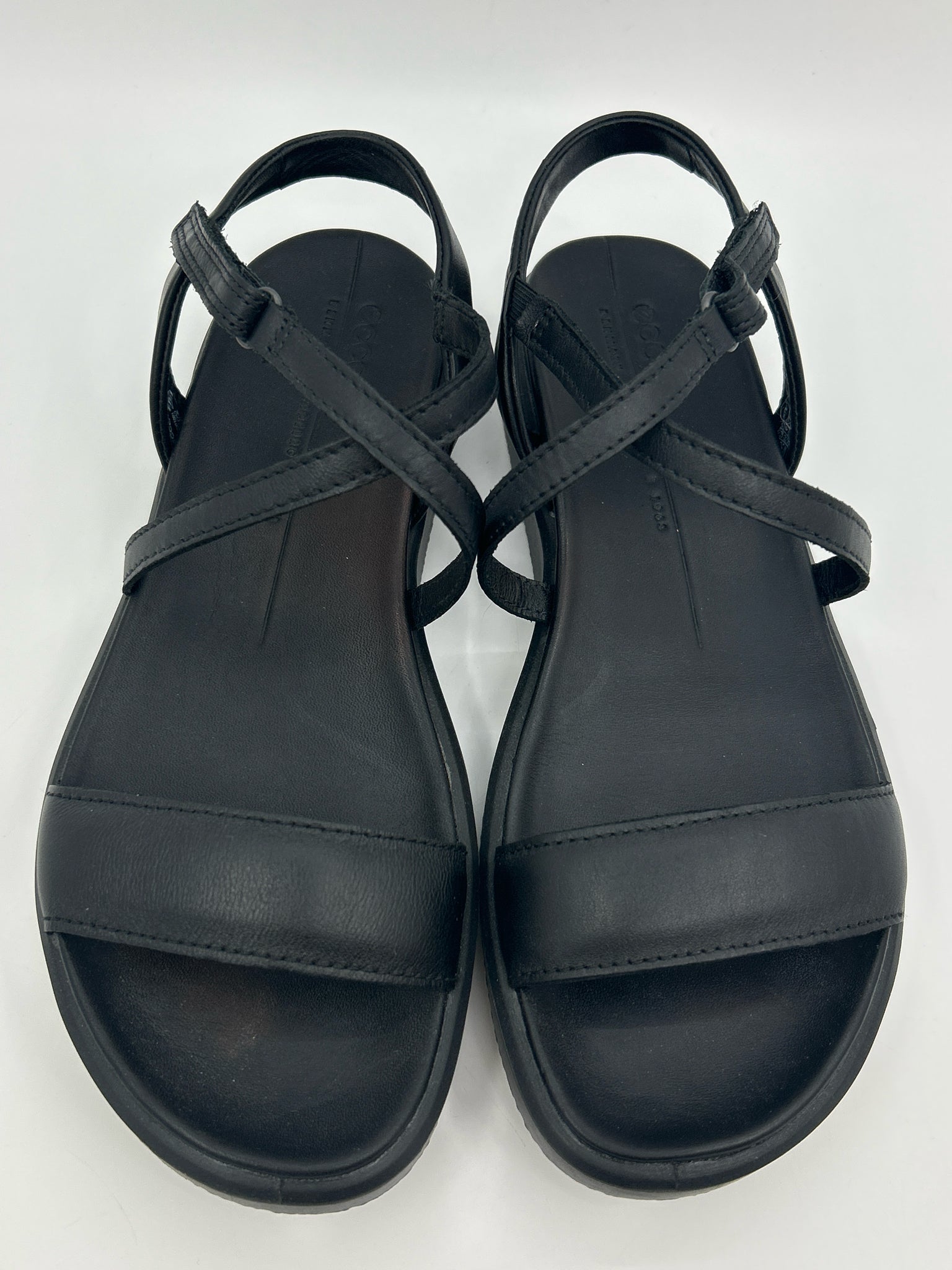 ECCO Size 37/6 Black Women Sandal