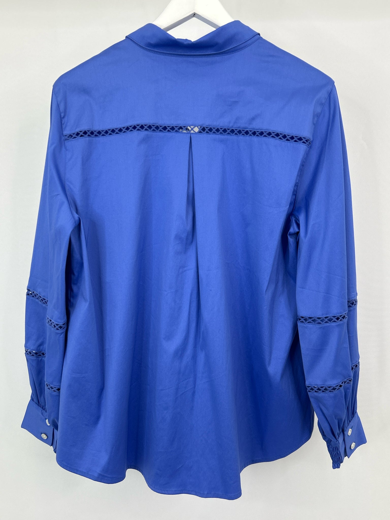 CHICO'S NWT Size 16/18 Blue Women Shirt