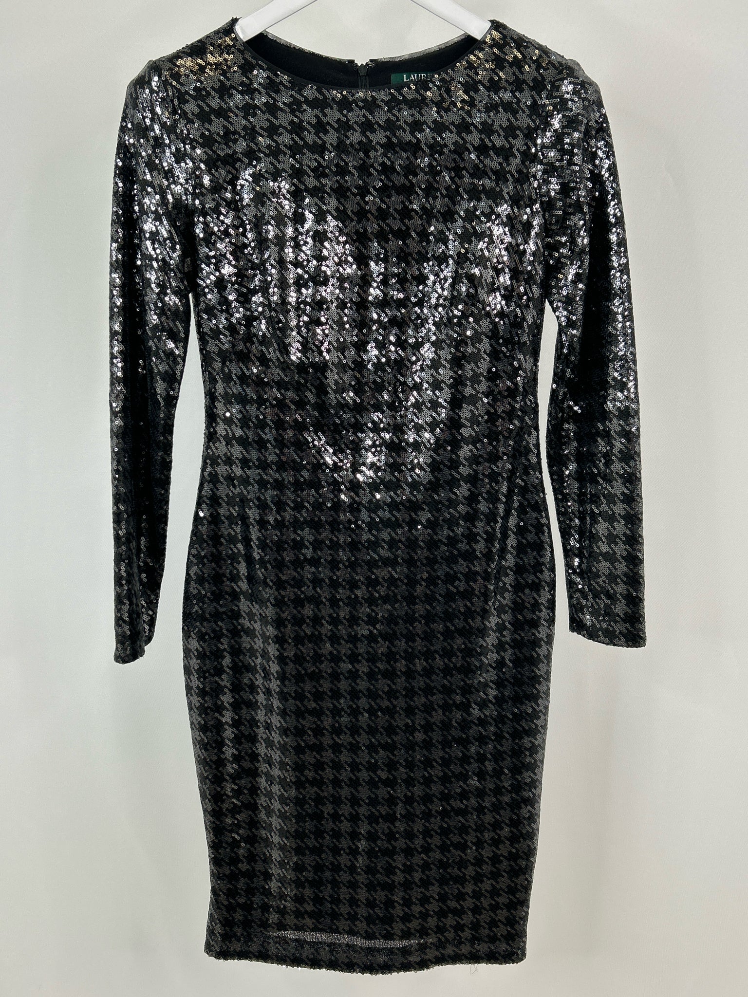 Lauren Ralph Lauren Size 4 Black and Silver Women Dress