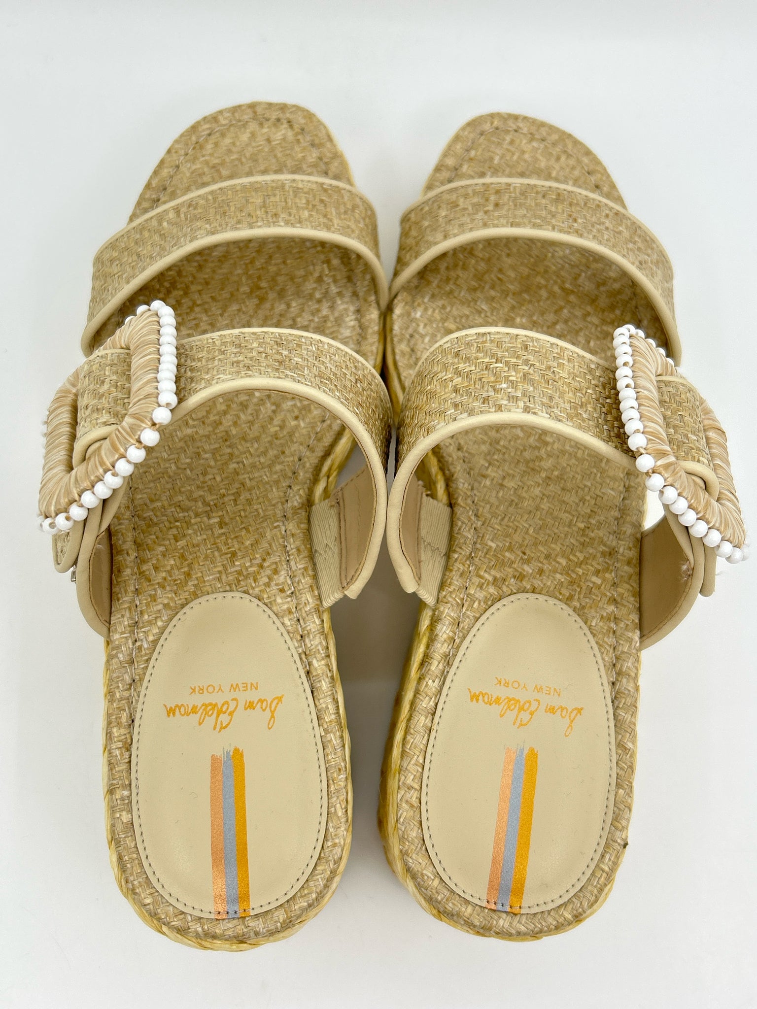 SAM EDELMAN Size 8M Beige Women Sandal