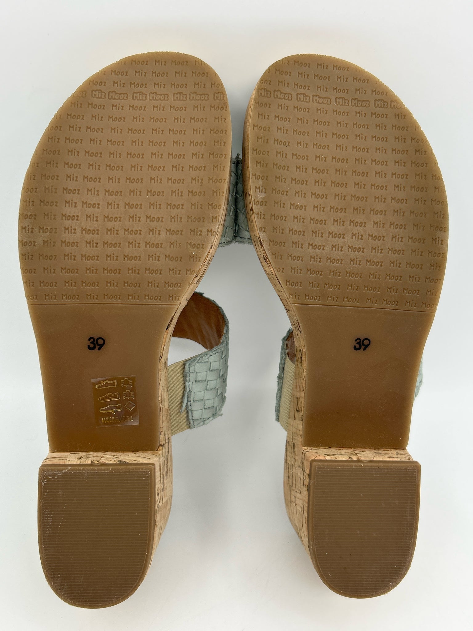 MIZ MOOZ Size 8.5/9 AQUA Women Sandal