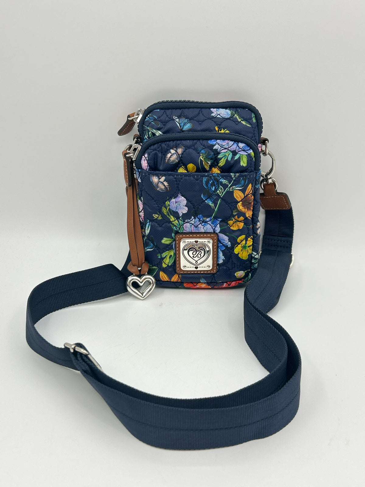 BRIGHTON NAVY FLORAL Women Purse
