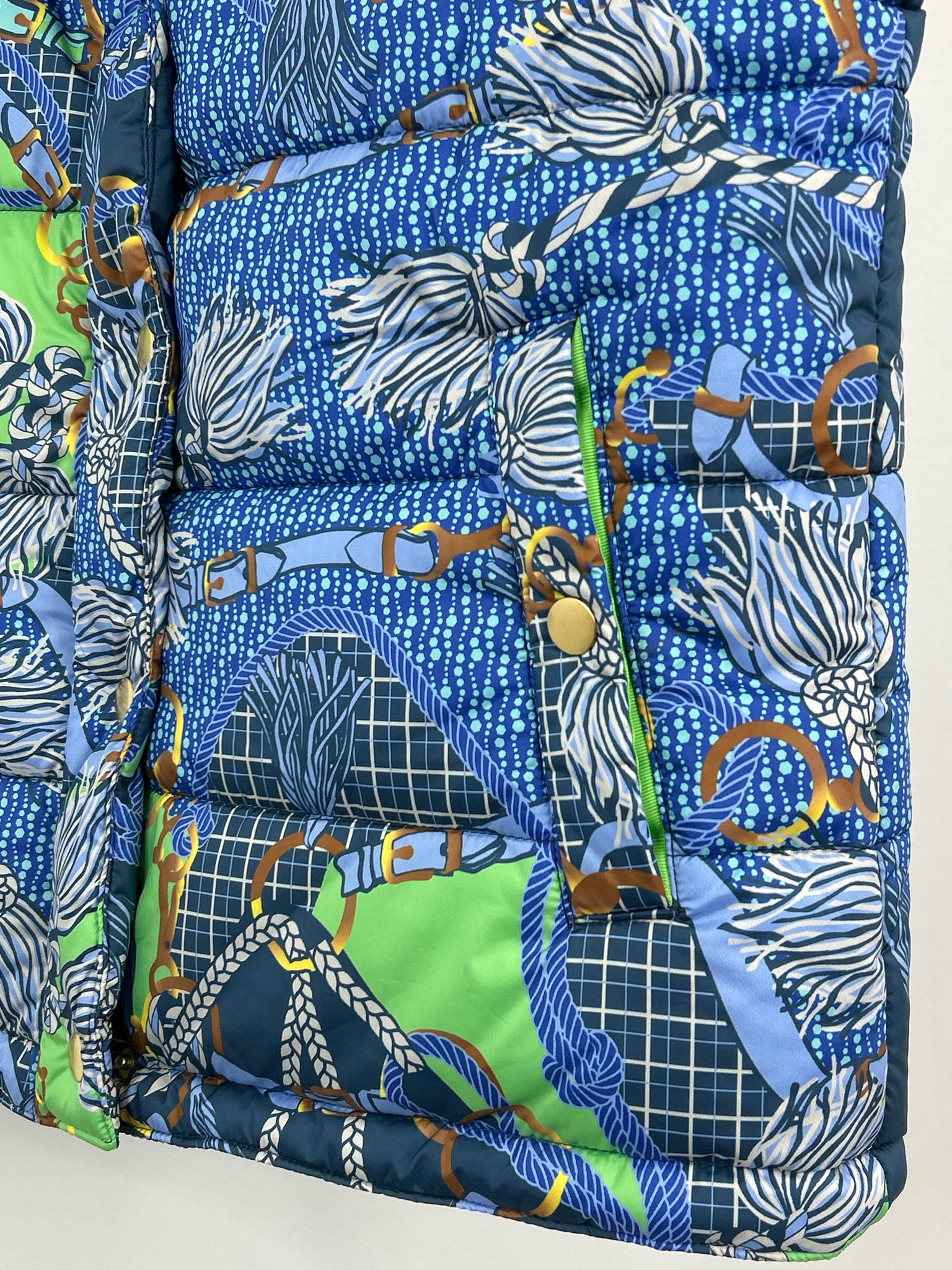 GRETCHEN SCOTT Size S BLUE AND GREY Women Vest